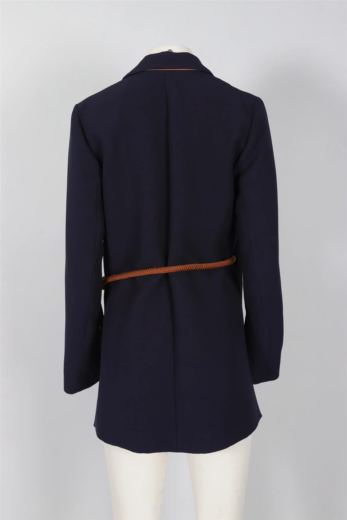 ROKSANDA NAVY CREPE BLAZER UK 8 - Image 4
