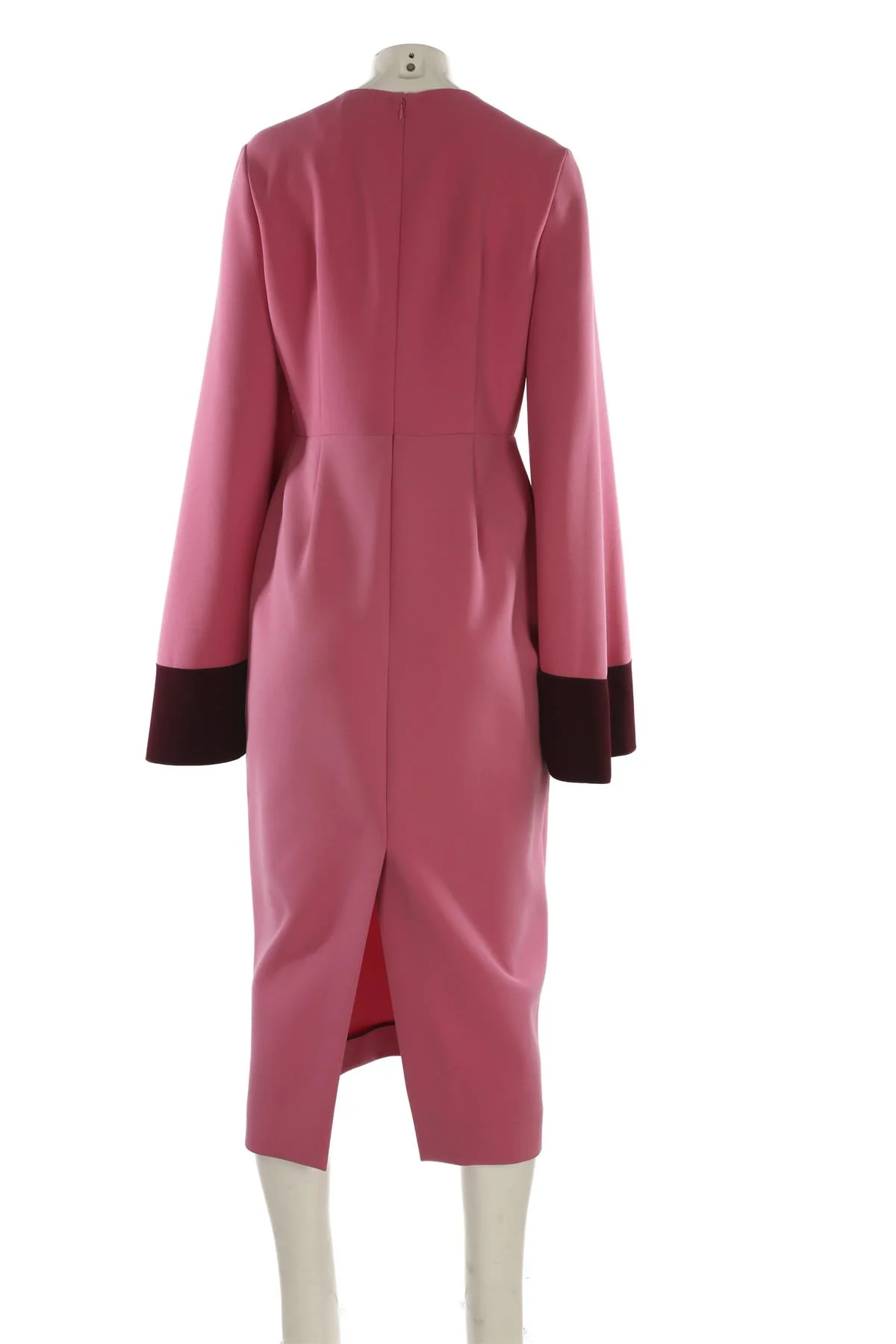ROKSANDA PINK CREPE MAXI DRESS UK 14 - Image 4