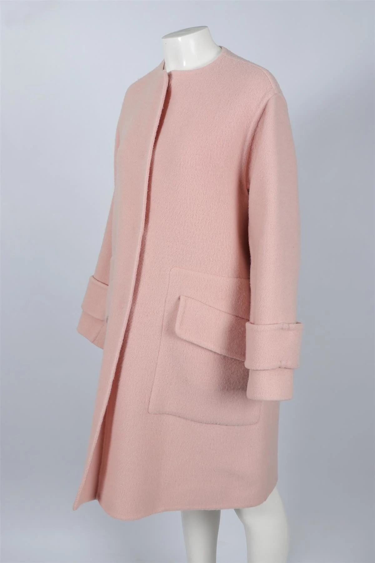 ROKSANDA PINK WOOL COAT SMALL - Image 3