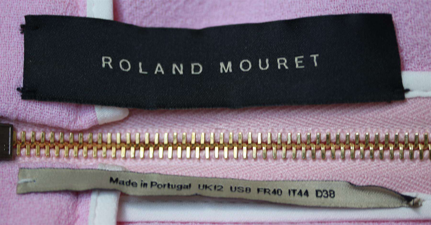 ROLAND MOURET ARRETON WOOL CREPE PENCIL SKIRT UK 12 - Image 5