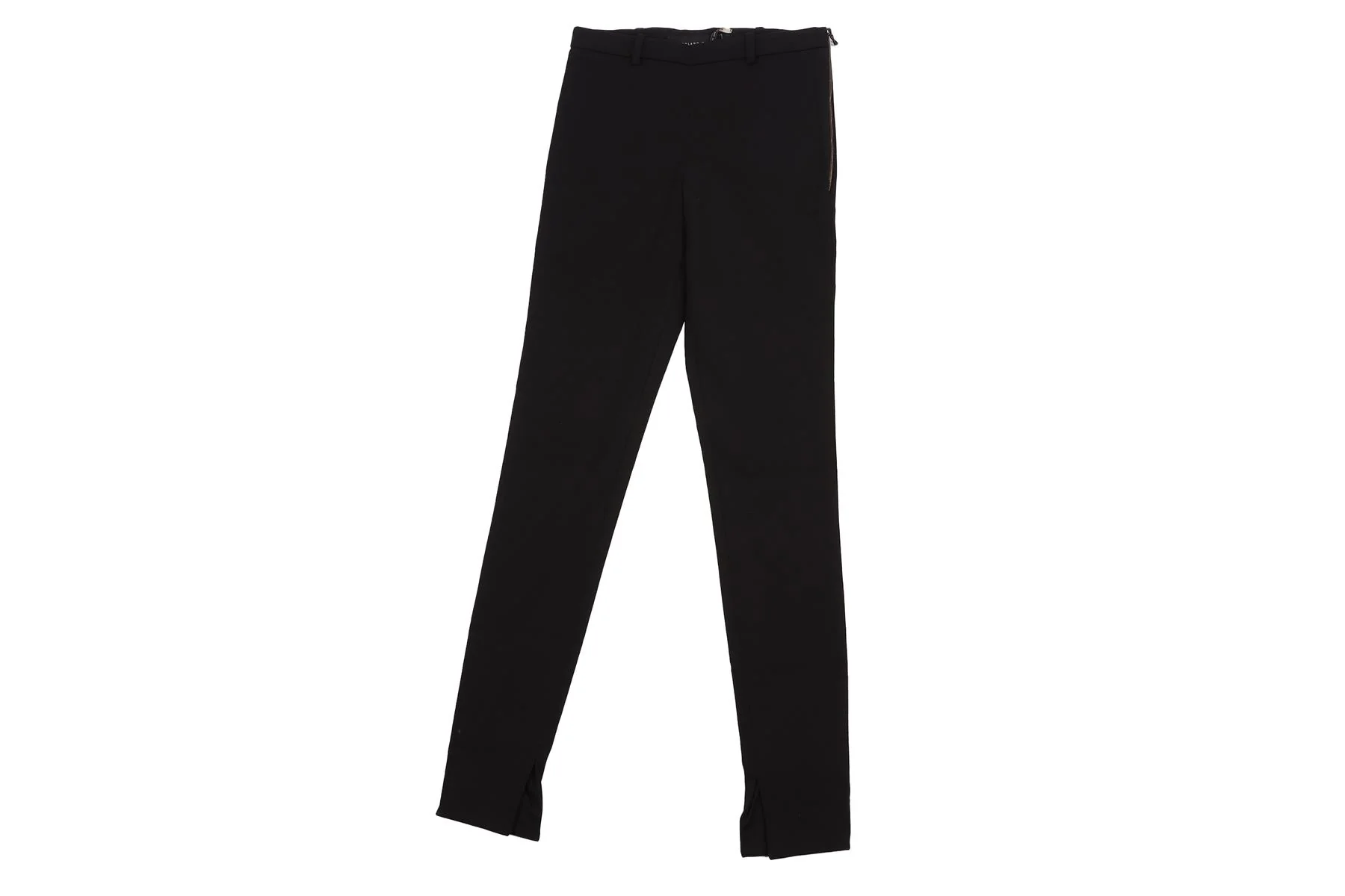 ROLAND MOURET BLACK COTTON SKINNY PANTS UK 8 - Image 2