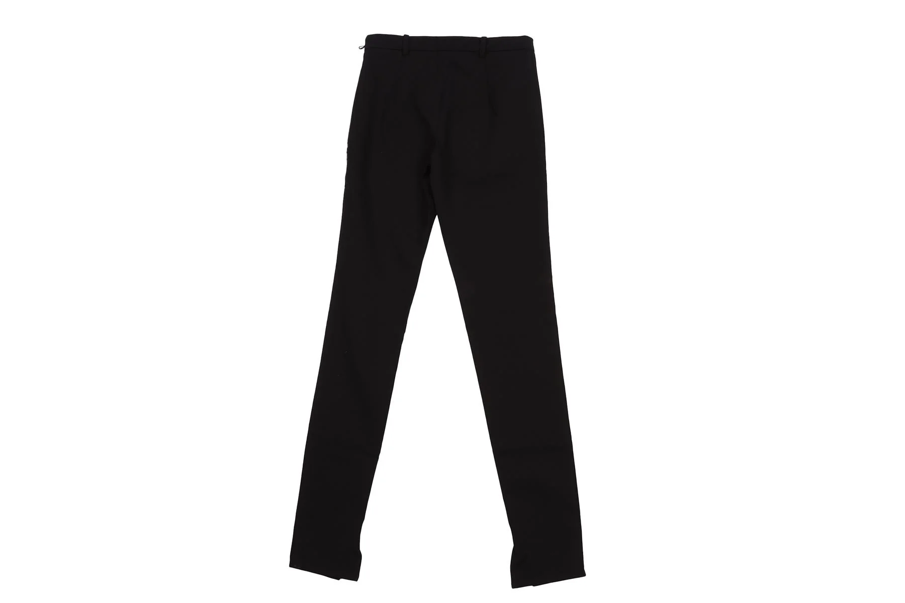 ROLAND MOURET BLACK COTTON SKINNY PANTS UK 8 - Image 4
