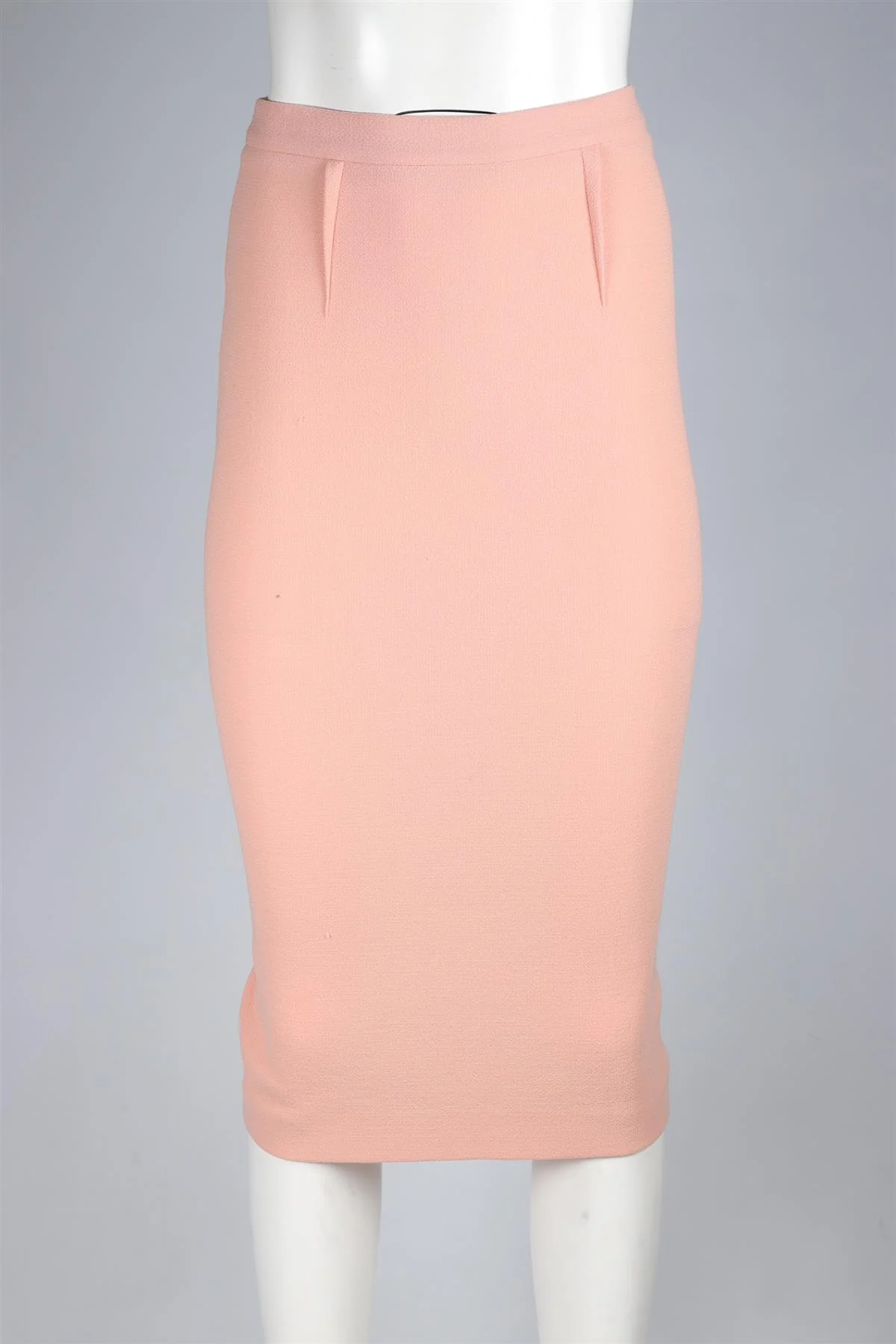 ROLAND MOURET PINK CADY MIDI SKIRT UK 6 - Image 2
