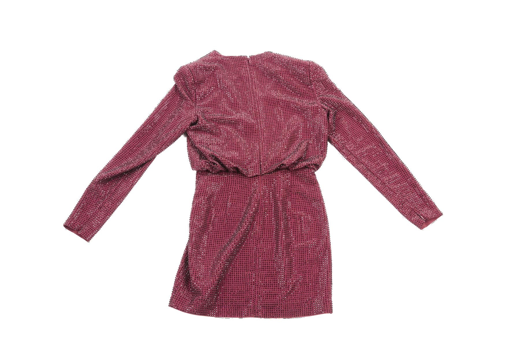 ROLAND MOURET RED CRYSTAL MINI DRESS UK 8 - Image 4