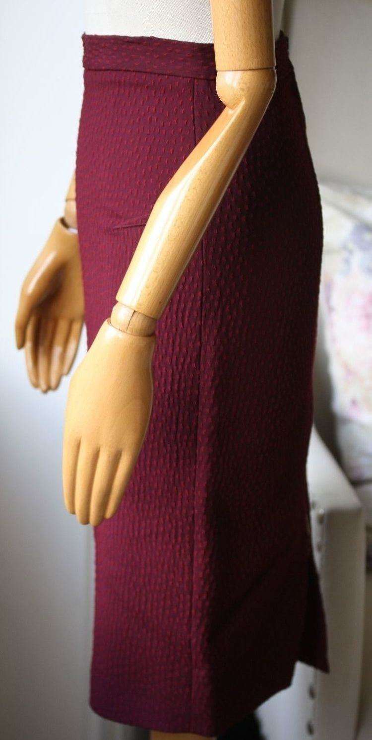 ROLAND MOURET SITONA BOUCLE SKIRT UK 8 - Image 7