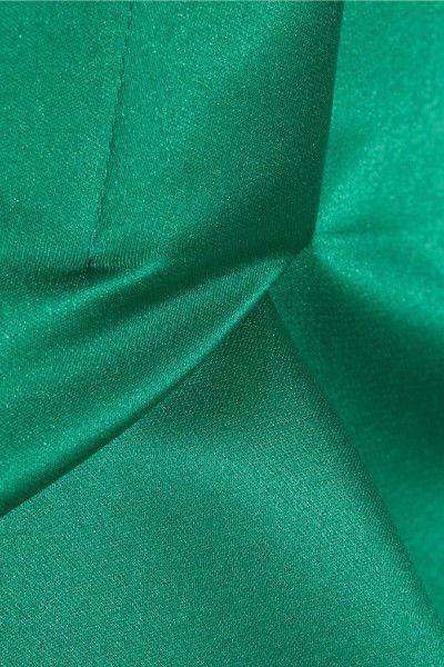 ROLAND MOURET ZONDA JADE GREEN SATIN DRESS IT 44 UK 10/12 - Image 4