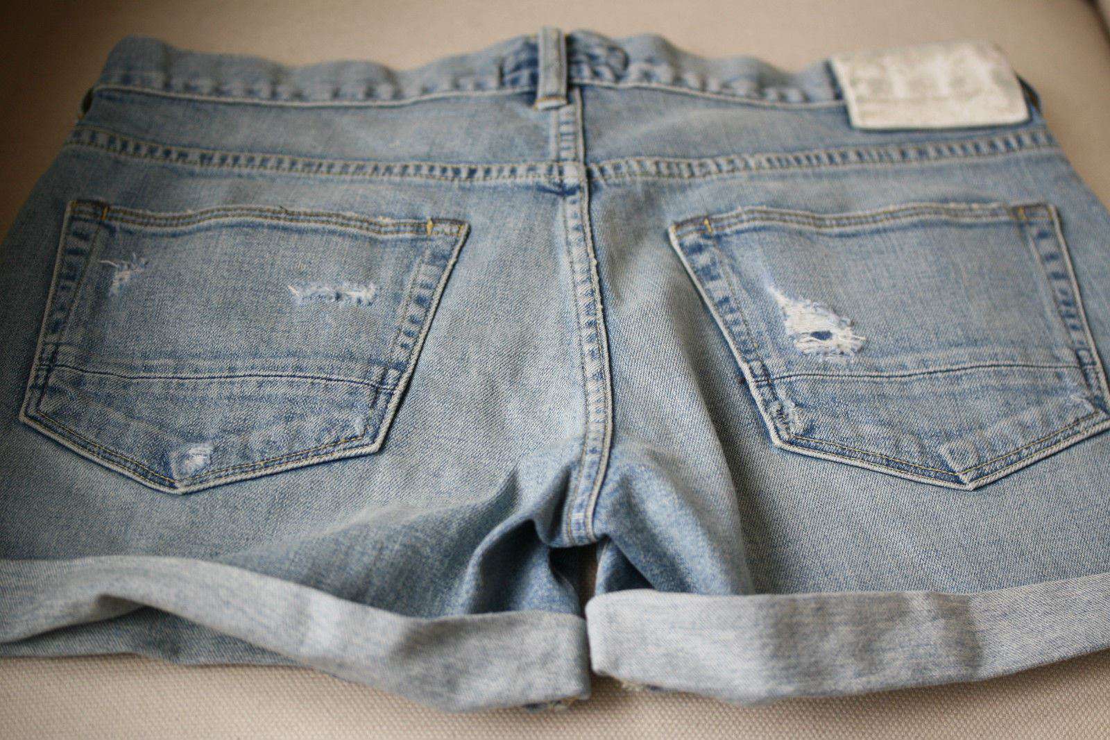RON HERMAN DENIM SHORTS W25 UK 6/8 - Image 3
