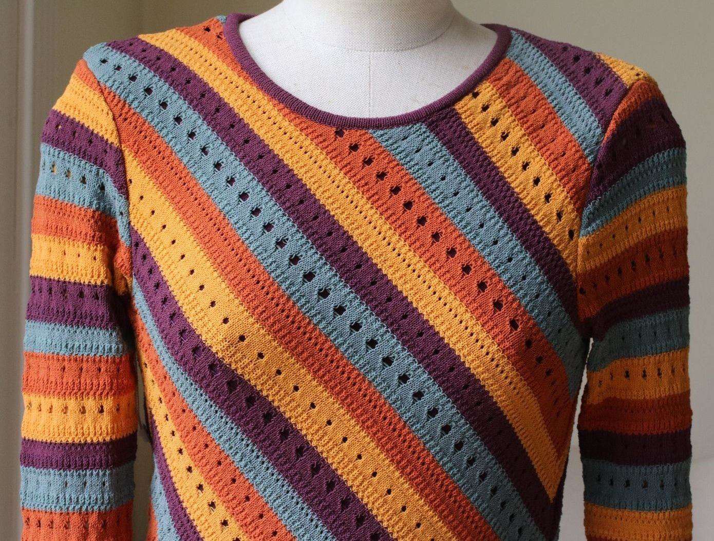 RONNY KOBO JULES STRIPE DRESS XSMALL - Image 2