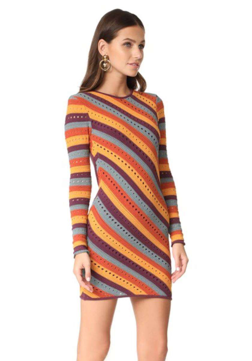 RONNY KOBO JULES STRIPE DRESS XSMALL - Image 3