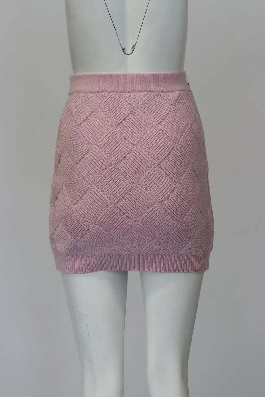 RONNY KOBO WOOL BLEND MINI SKIRT SMALL - Image 4