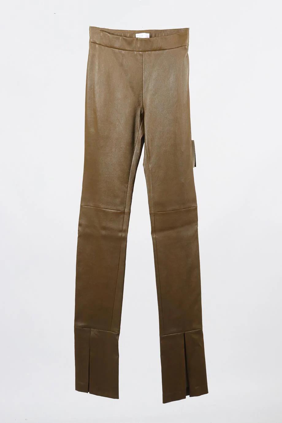 ROSETTA GETTY LEATHER FLARED PANTS US 0 UK 4 - Image 2