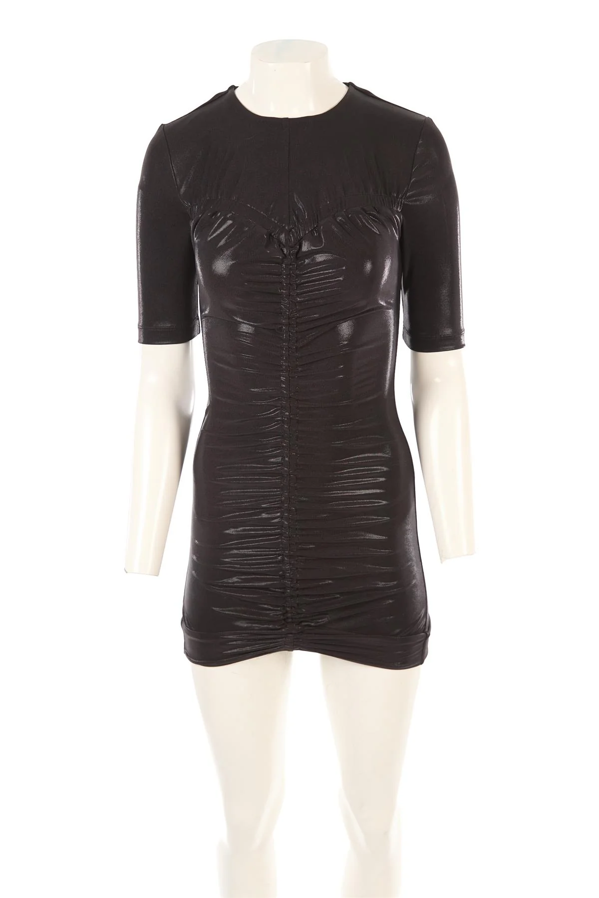 ROTATE BIRGER CHRISTENSEN BLACK JERSEY MINI DRESS DK 34 UK 6 - Image 2