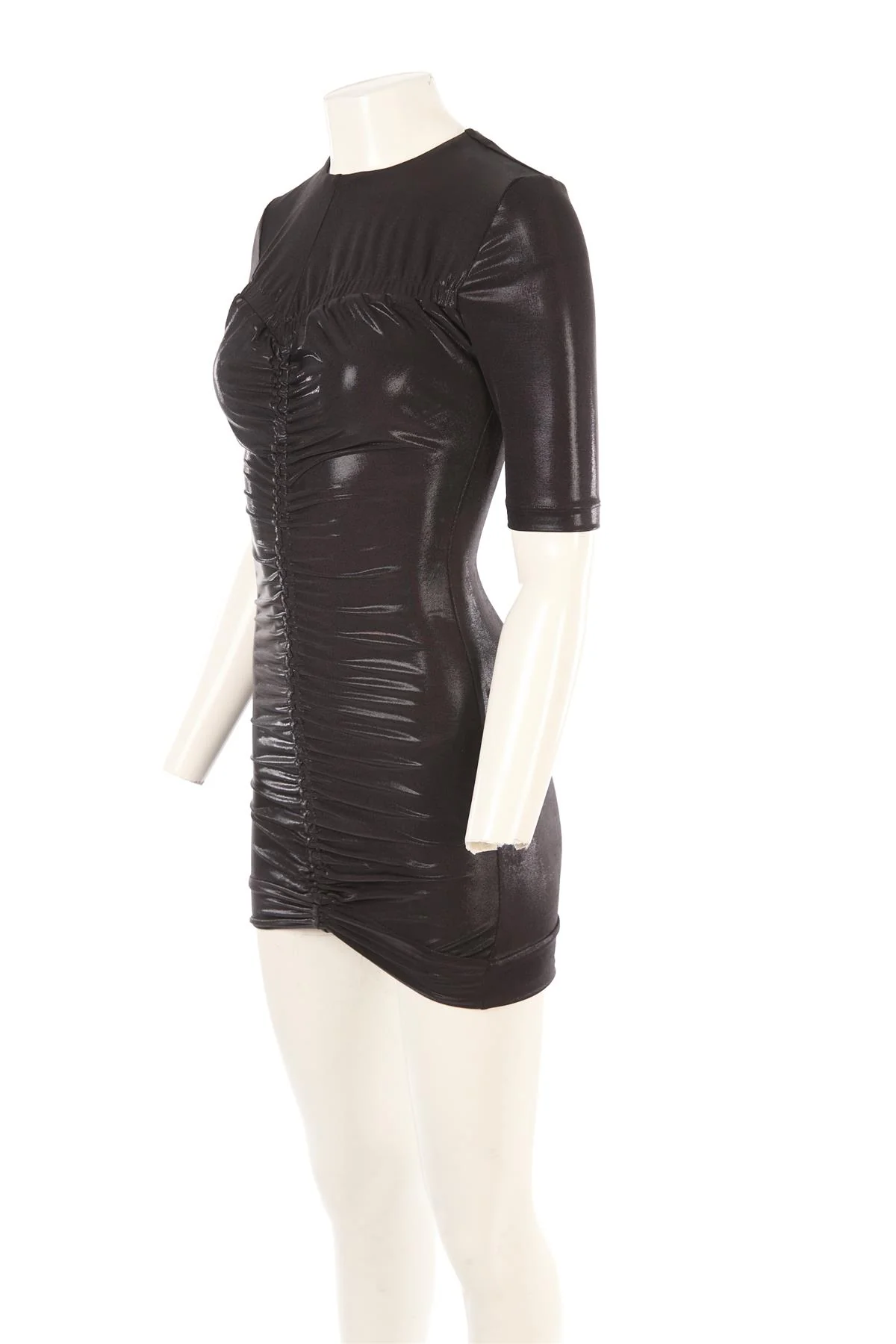 ROTATE BIRGER CHRISTENSEN BLACK JERSEY MINI DRESS DK 34 UK 6 - Image 3