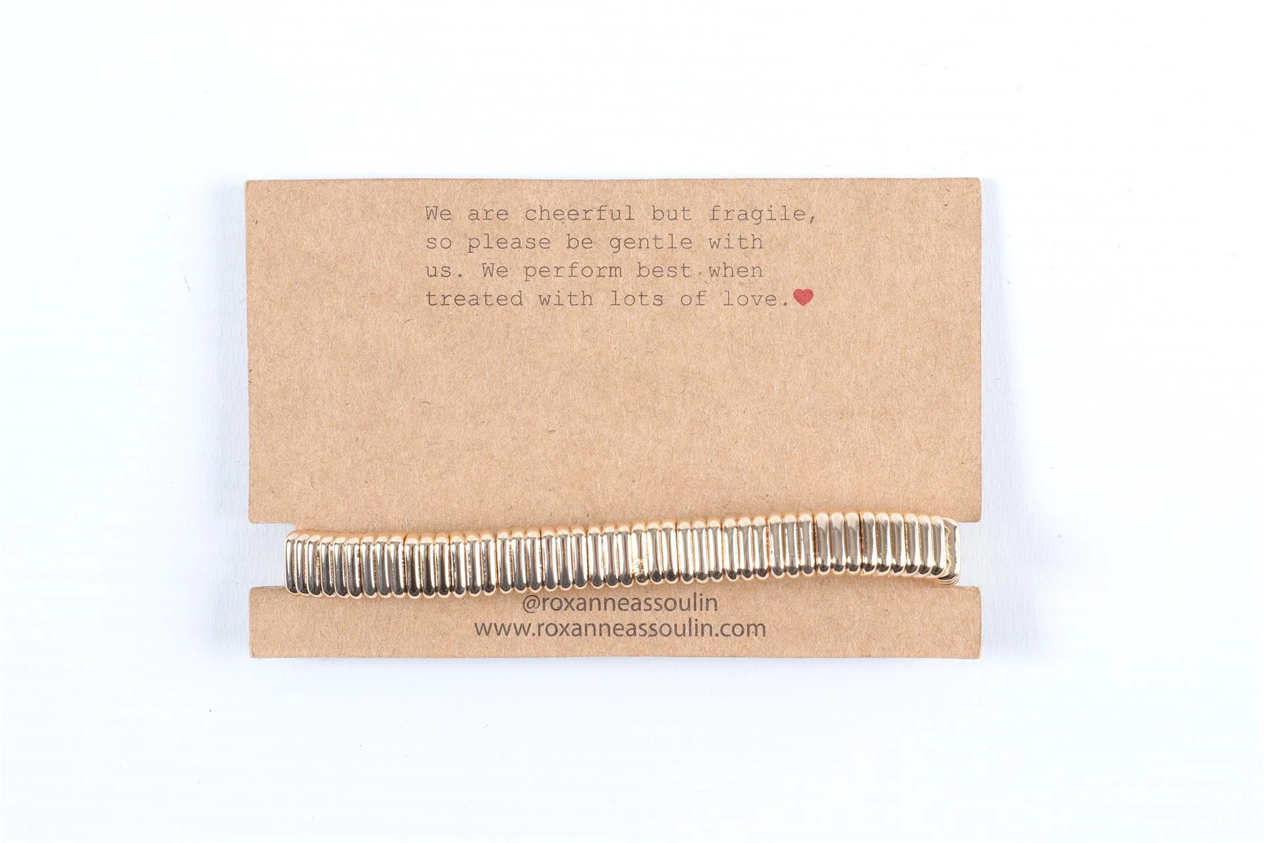 ROXANNE ASSOULIN GOLD J BRACELET - Image 4