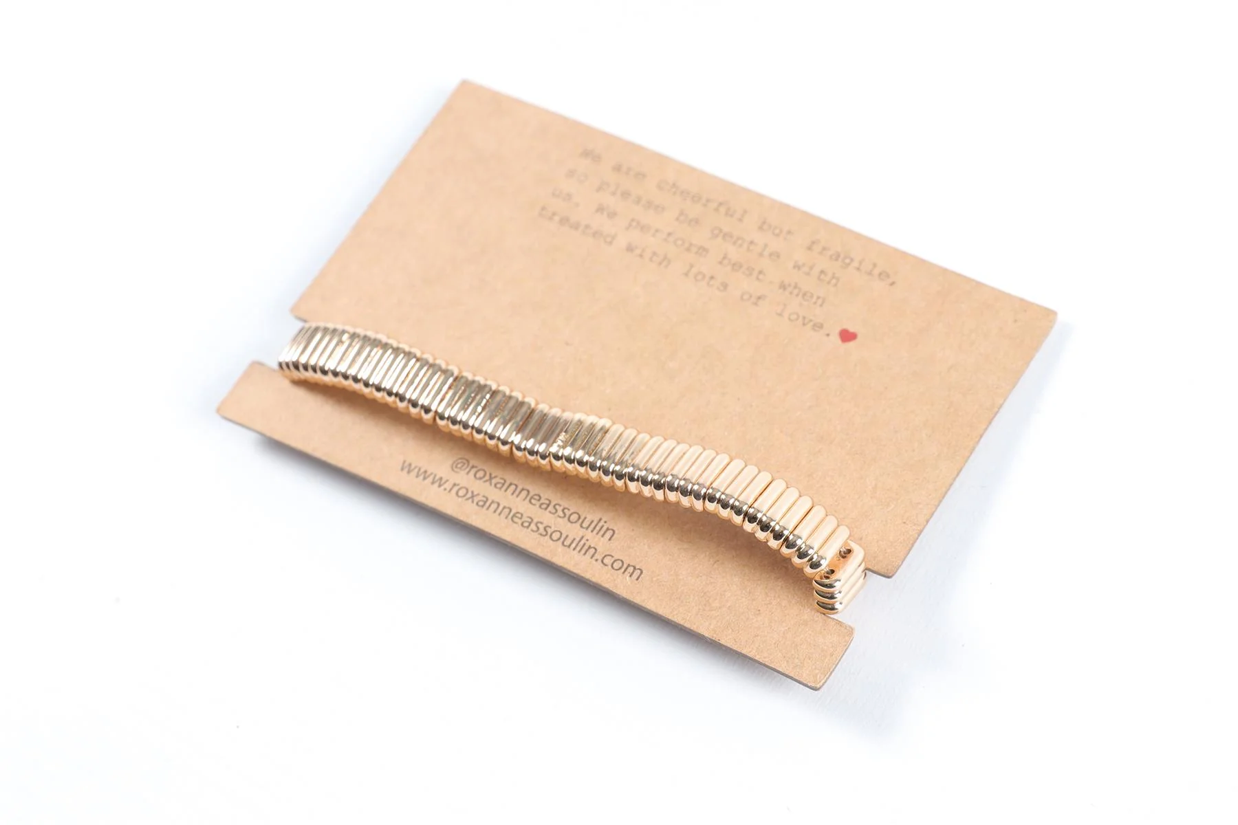 ROXANNE ASSOULIN GOLD J BRACELET - Image 5