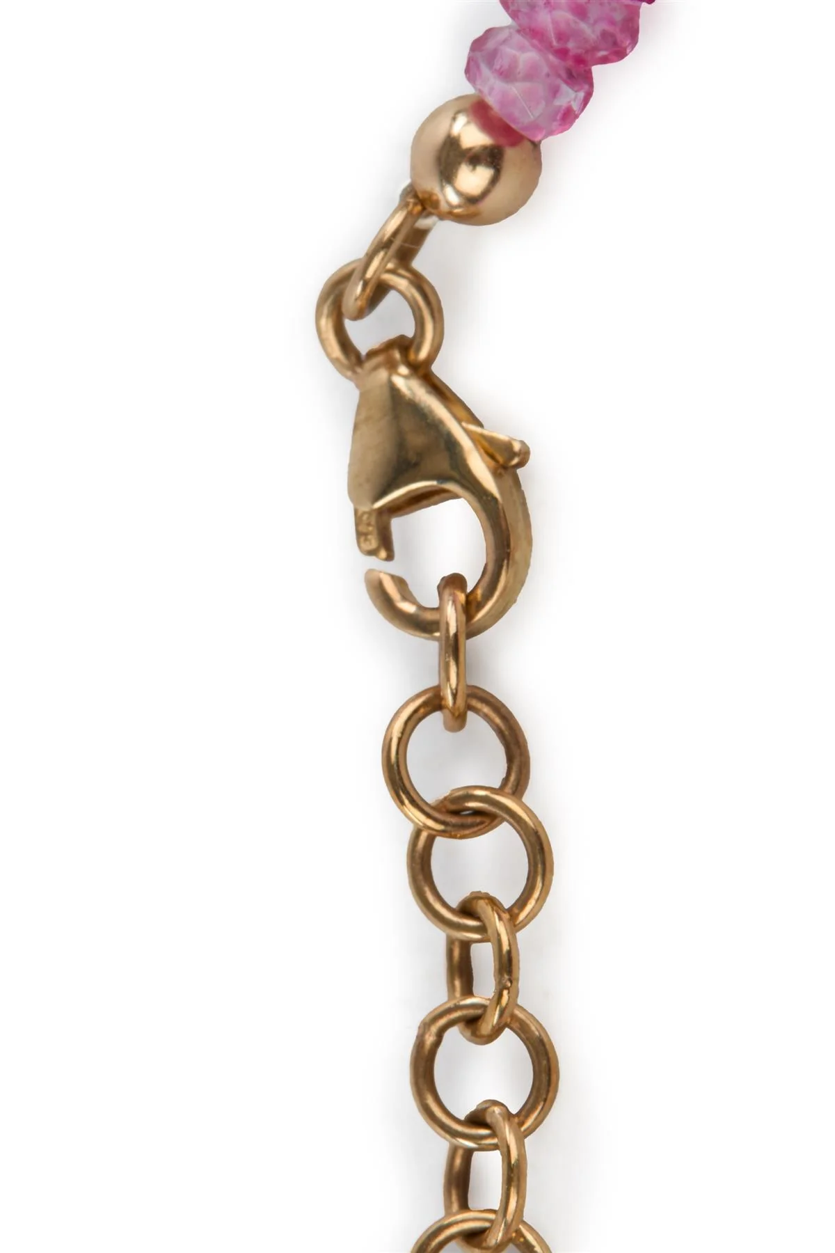 ROXANNE FIRST PINK THE WARRIOR BEAD NECKLACE 34-37 CM - Image 5