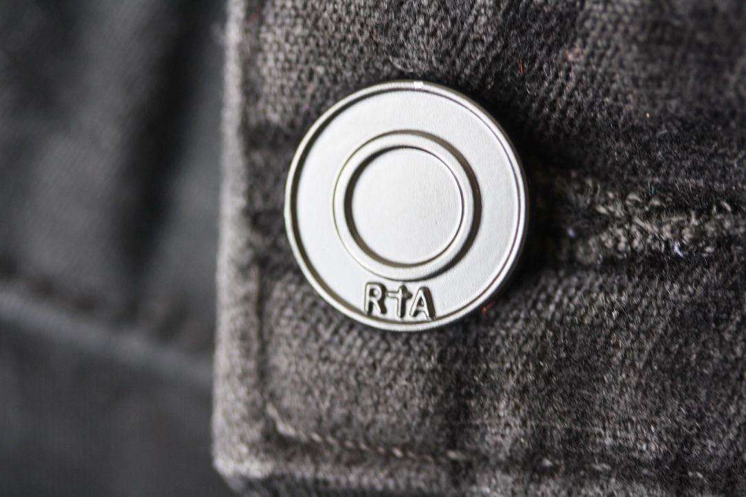 RTA BLACK DESTROYED SKINNY BOYFRIEND JEANS W25 UK 6/8 - Image 11