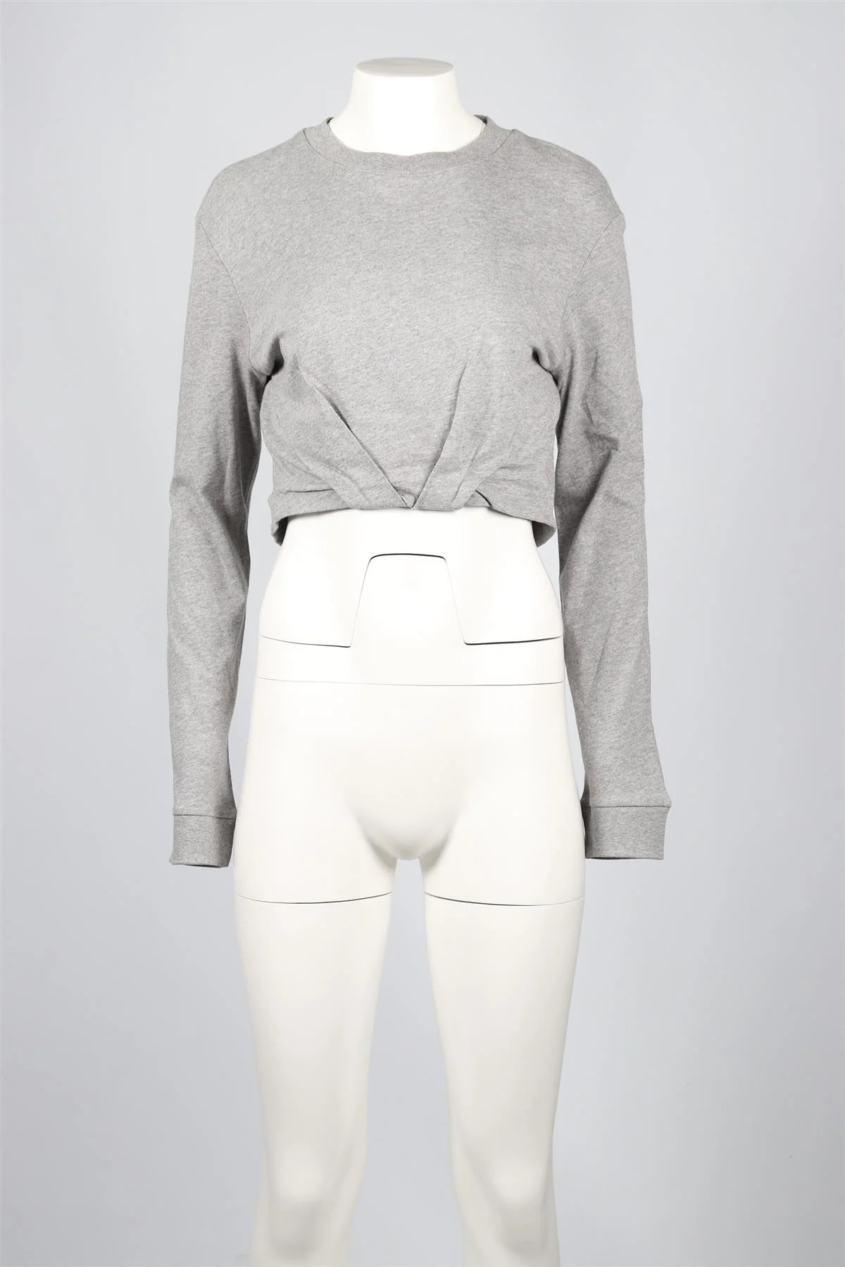 RTA GREY CROPPED COTTON TOP SMALL - Image 2