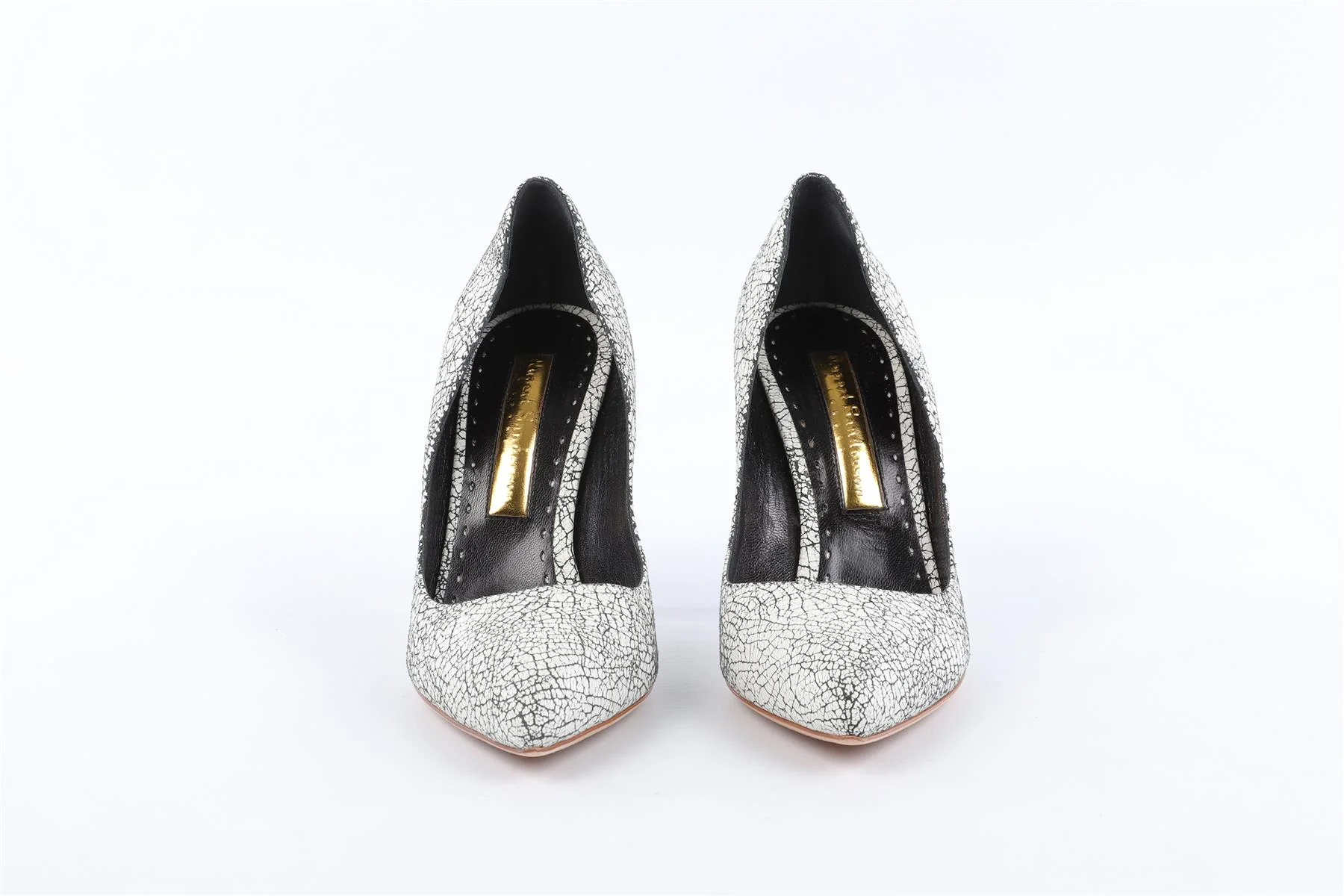RUPERT SANDERSON WHITE LEATHER PUMPS EU 38 UK 5 US 8 - Image 3
