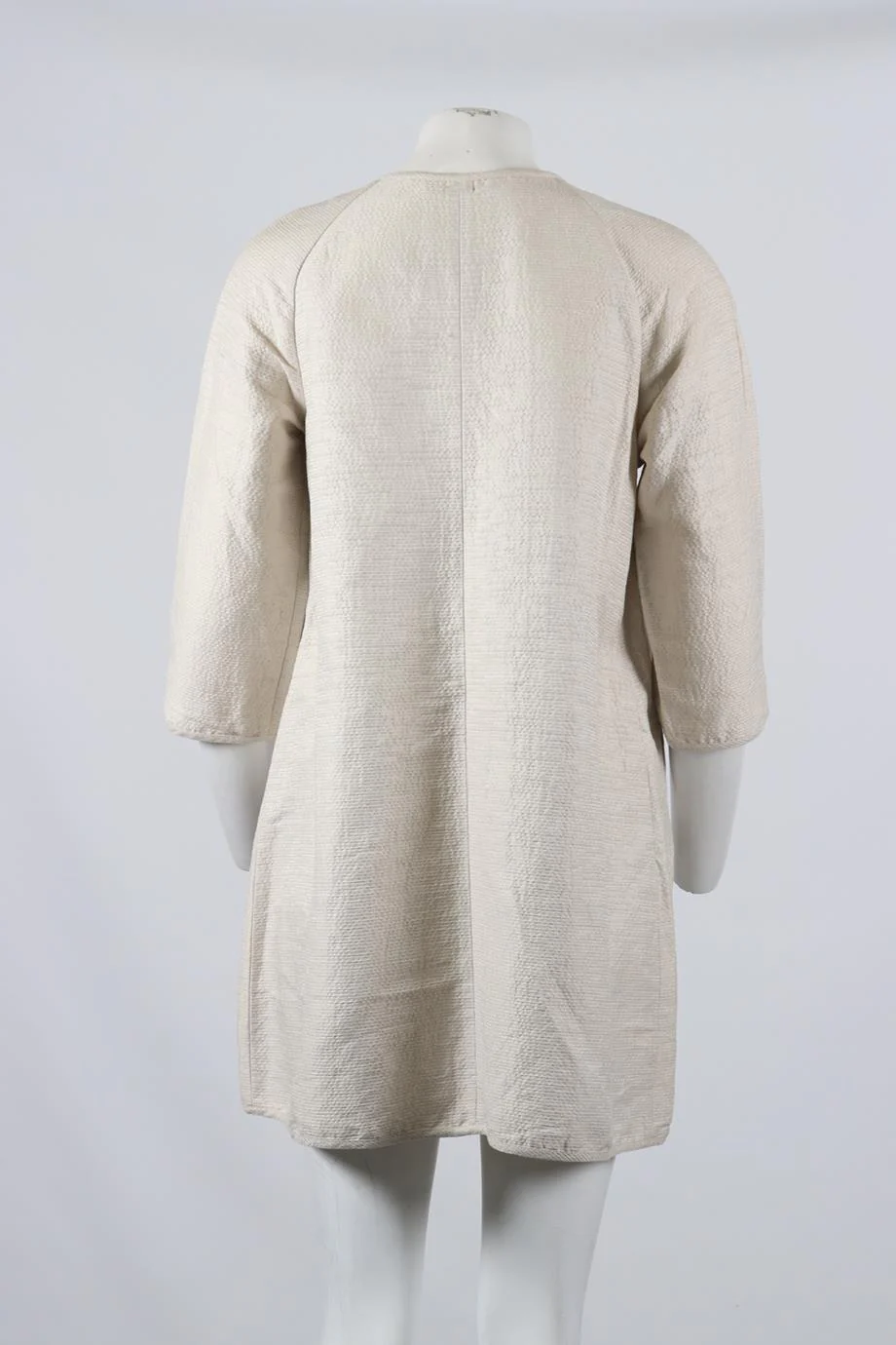 S MAX MARA SILK AND COTTON BLEND COAT IT 44 UK 12 - Image 4
