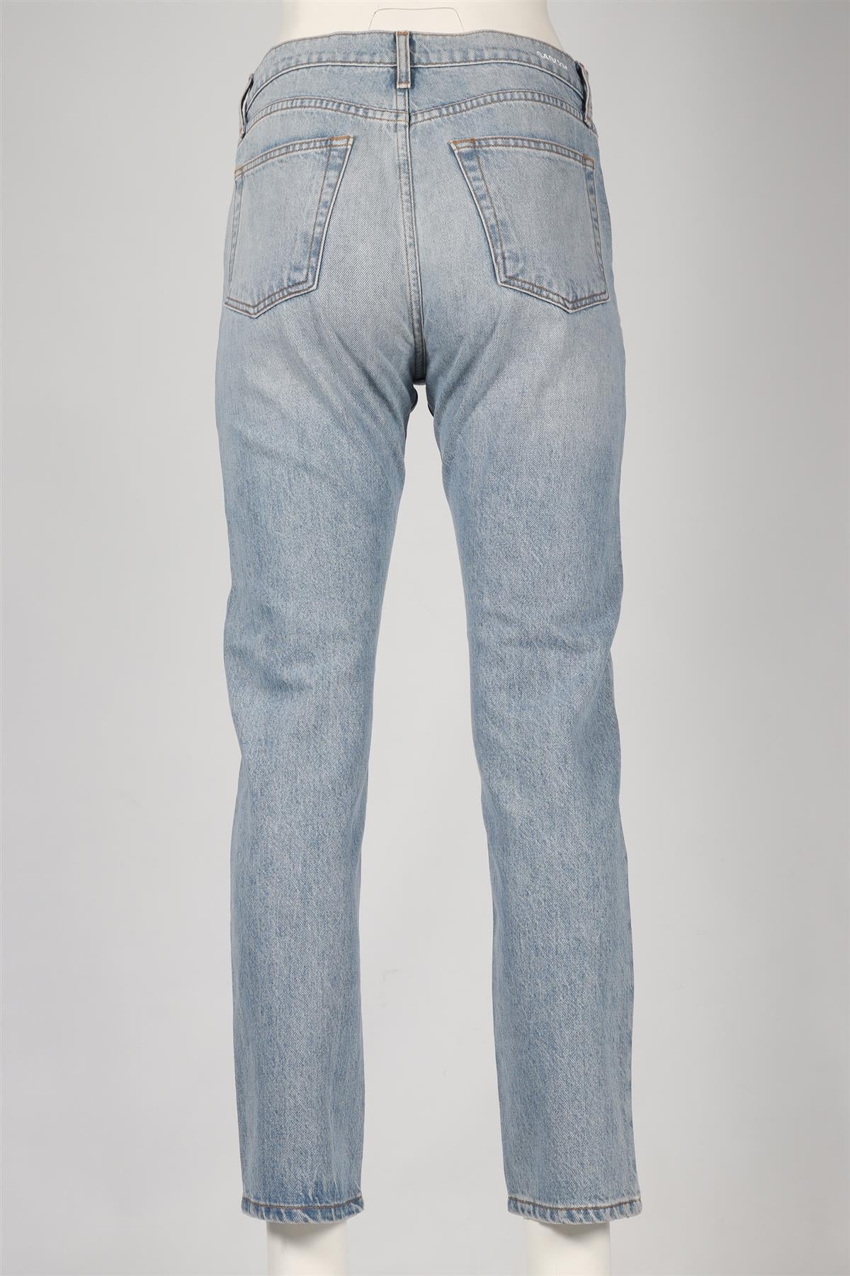 SABLYN BLUE HIGH RISE STRAIGHT LEG JEANS W27 UK 8-10 - Image 4