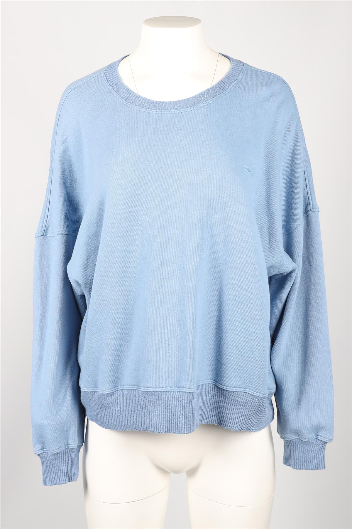 SABLYN BLUE JERSEY SWEATSHIRT SMALL - Image 2