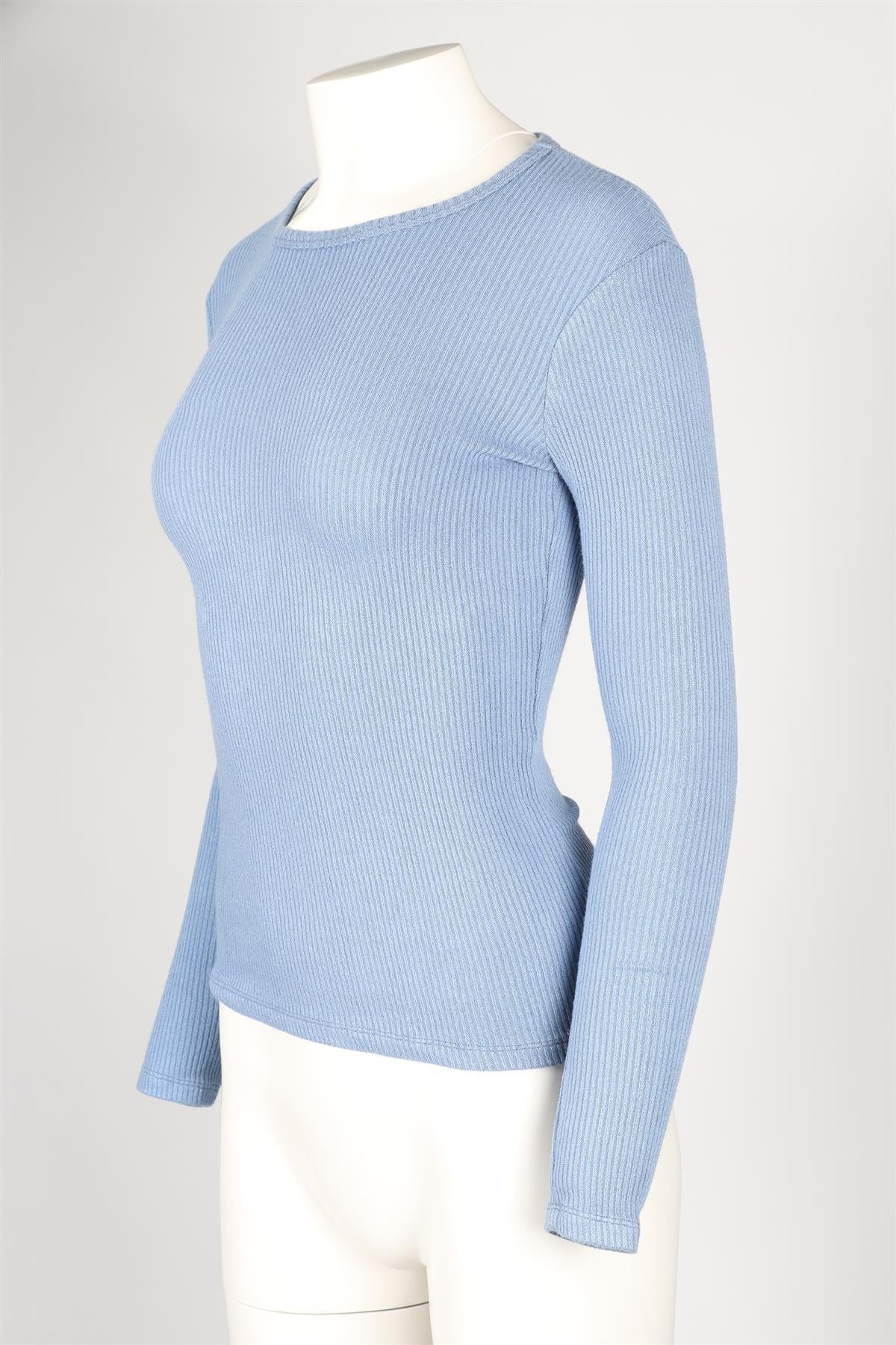 SABLYN BLUE KNIT TOP SMALL - Image 3