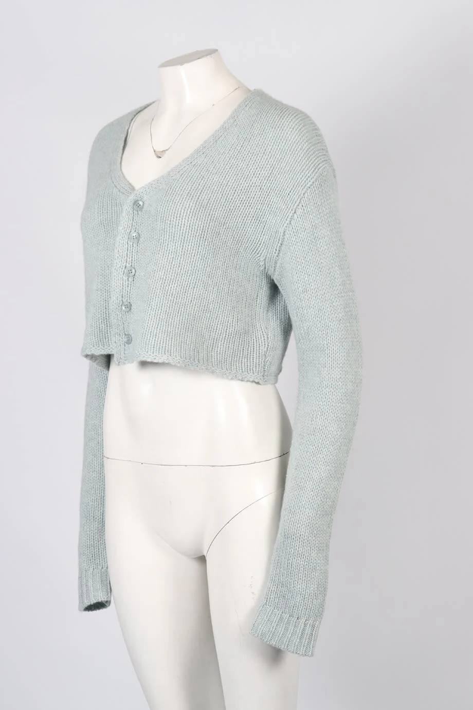 SABLYN CROPPED CASHMERE CARDIGAN SMALL - Image 3