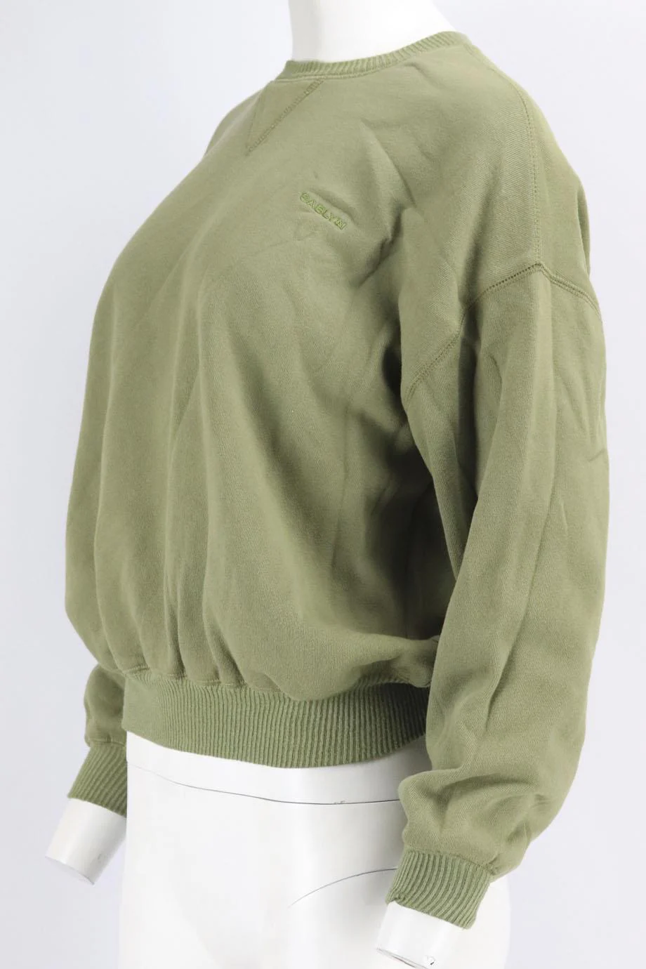 SABLYN EMBROIDERED COTTON JERSEY SWEATSHIRT SMALL - Image 3