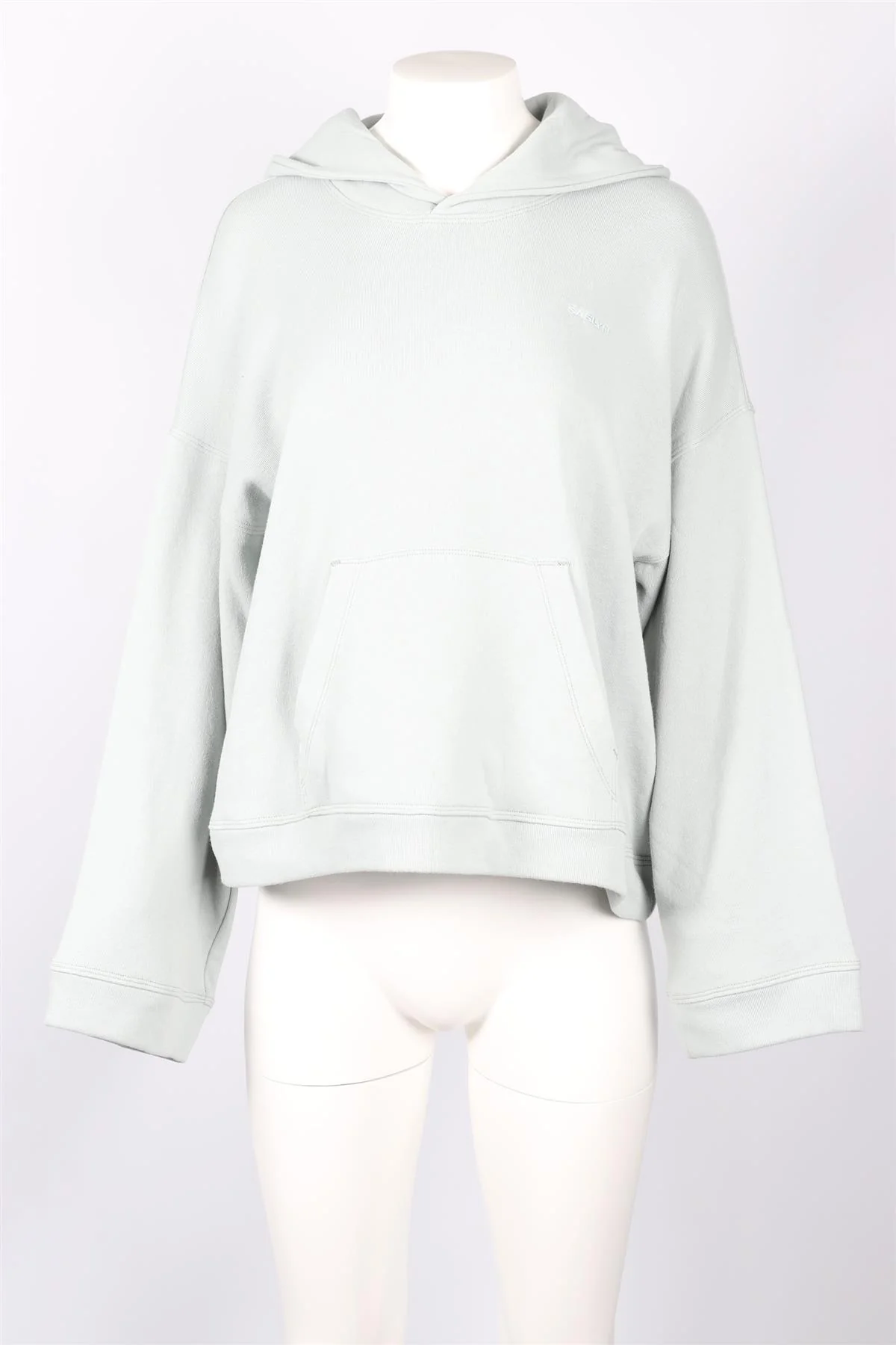 SABLYN GREEN COTTON HOODIE SMALL - Image 2
