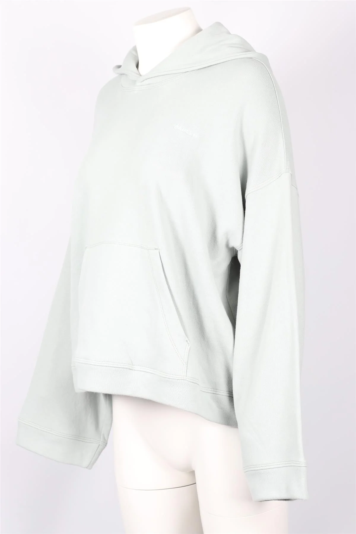 SABLYN GREEN COTTON HOODIE SMALL - Image 3