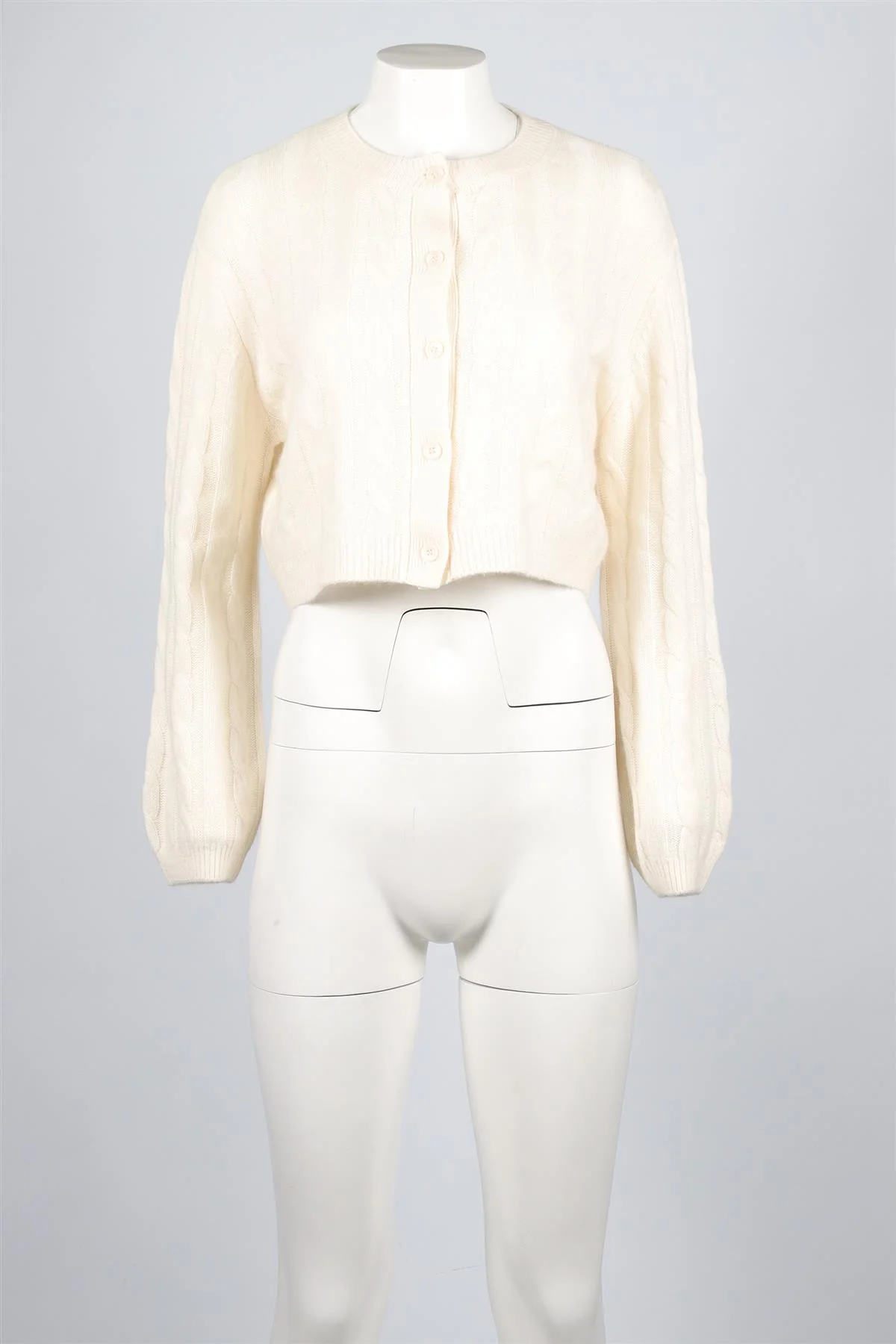 SABLYN IVORY CASHMERE CARDIGAN XSMALL - Image 2