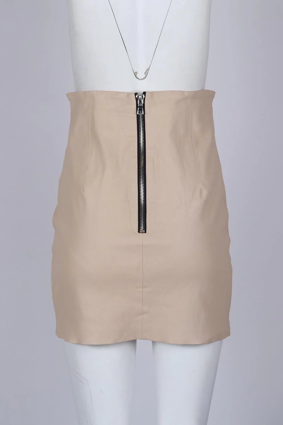 SABLYN LEATHER MINI SKIRT LARGE - Image 4