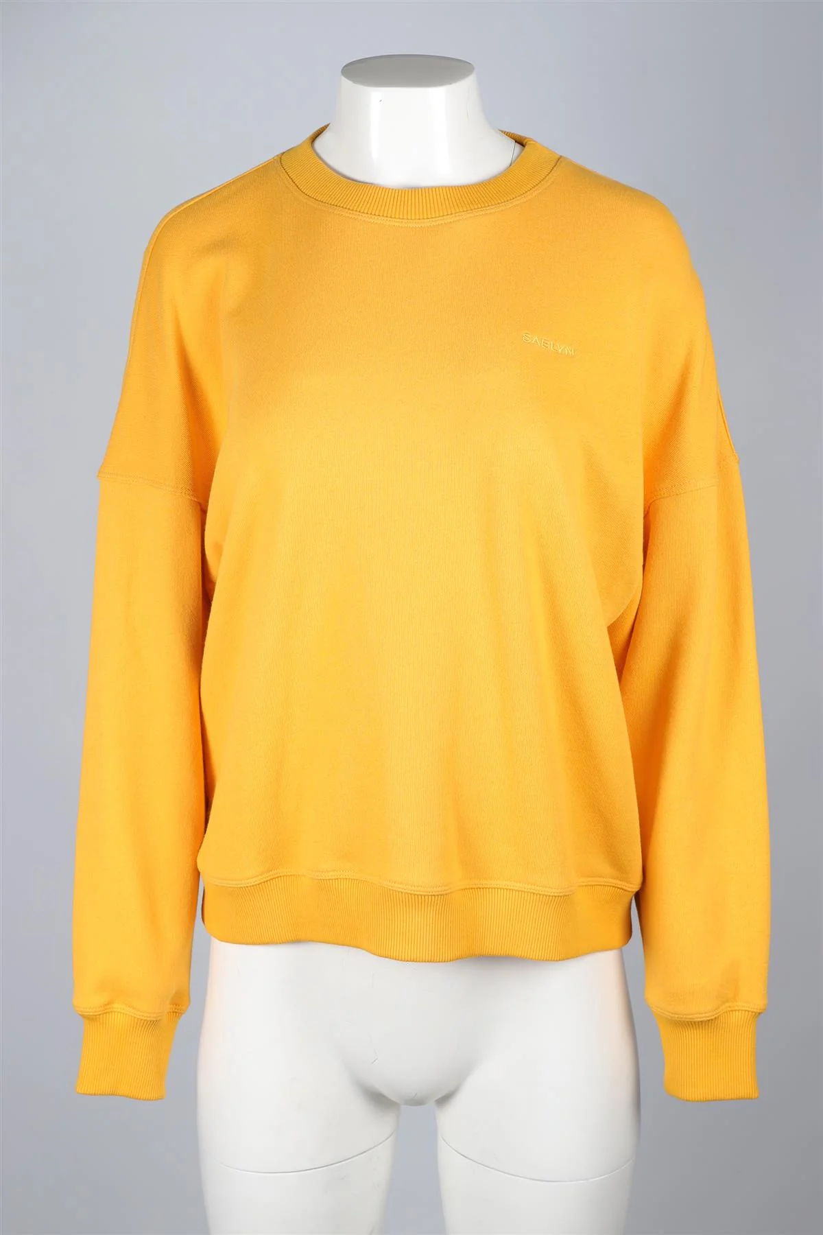 SABLYN ORANGE COTTON SWEATSHIRT XSMALL - Image 2