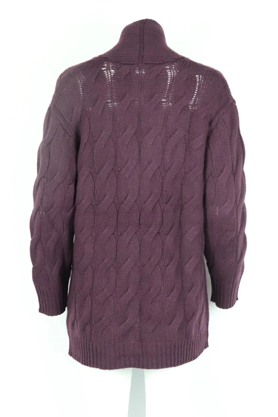 SABLYN OVERSIZED CABLE KNIT CASHMERE CARDIGAN XSMALL - Image 4