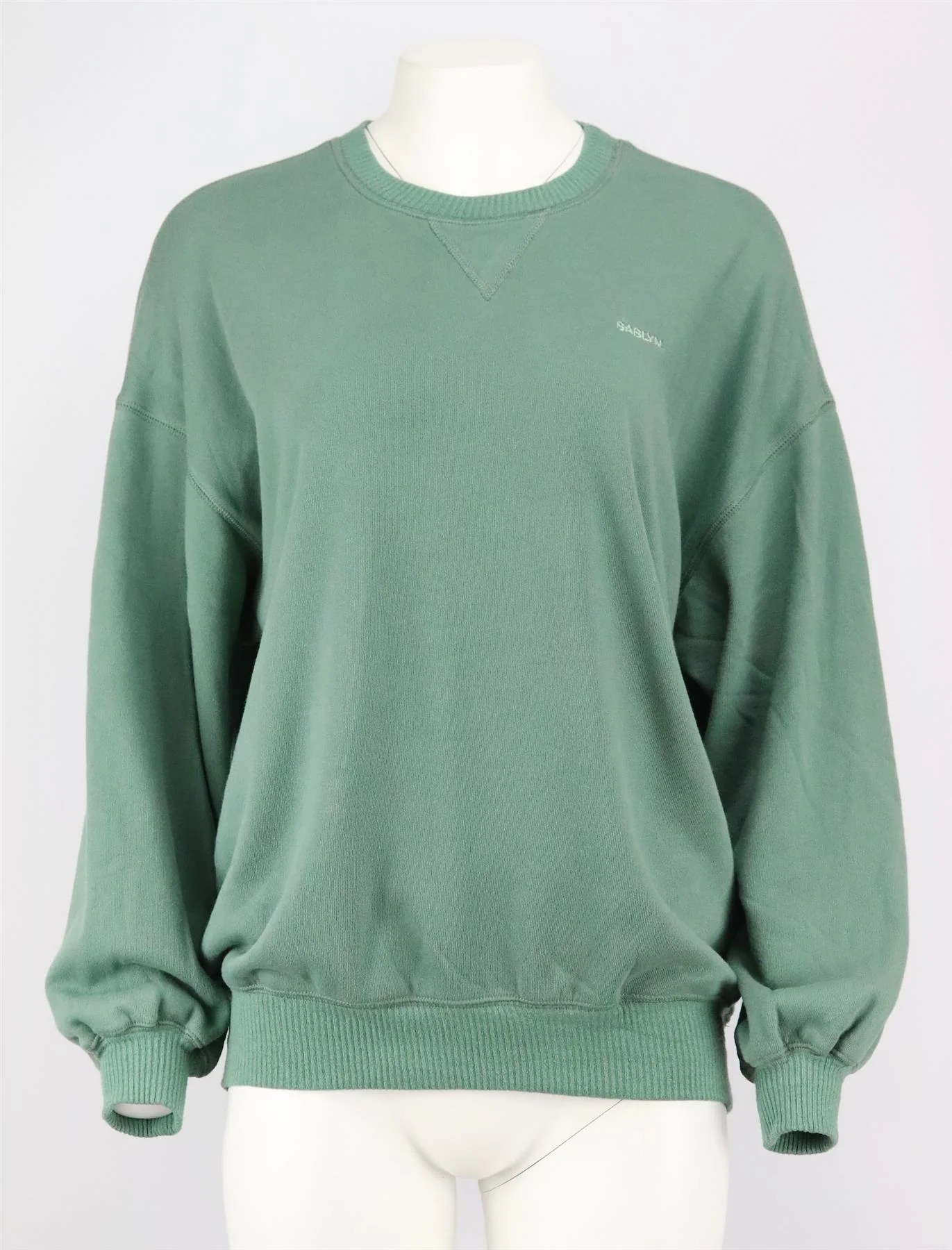 SABLYN OVERSIZED COTTON JERSEY SWEATSHIRT SMALL - Image 2