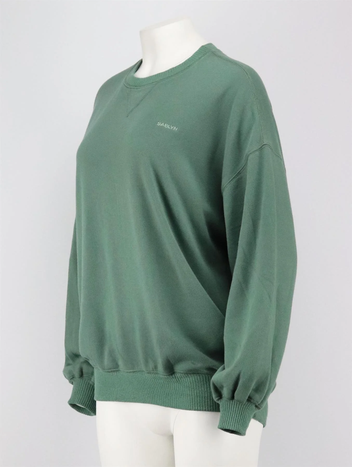 SABLYN OVERSIZED COTTON JERSEY SWEATSHIRT SMALL - Image 3