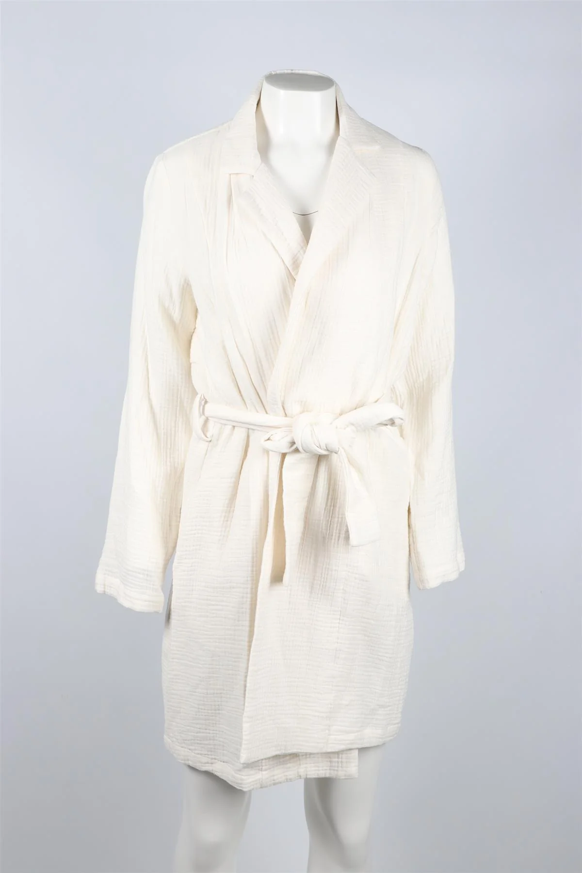 SABLYN WHITE COTTON TRENCH COAT XSMALL - Image 2