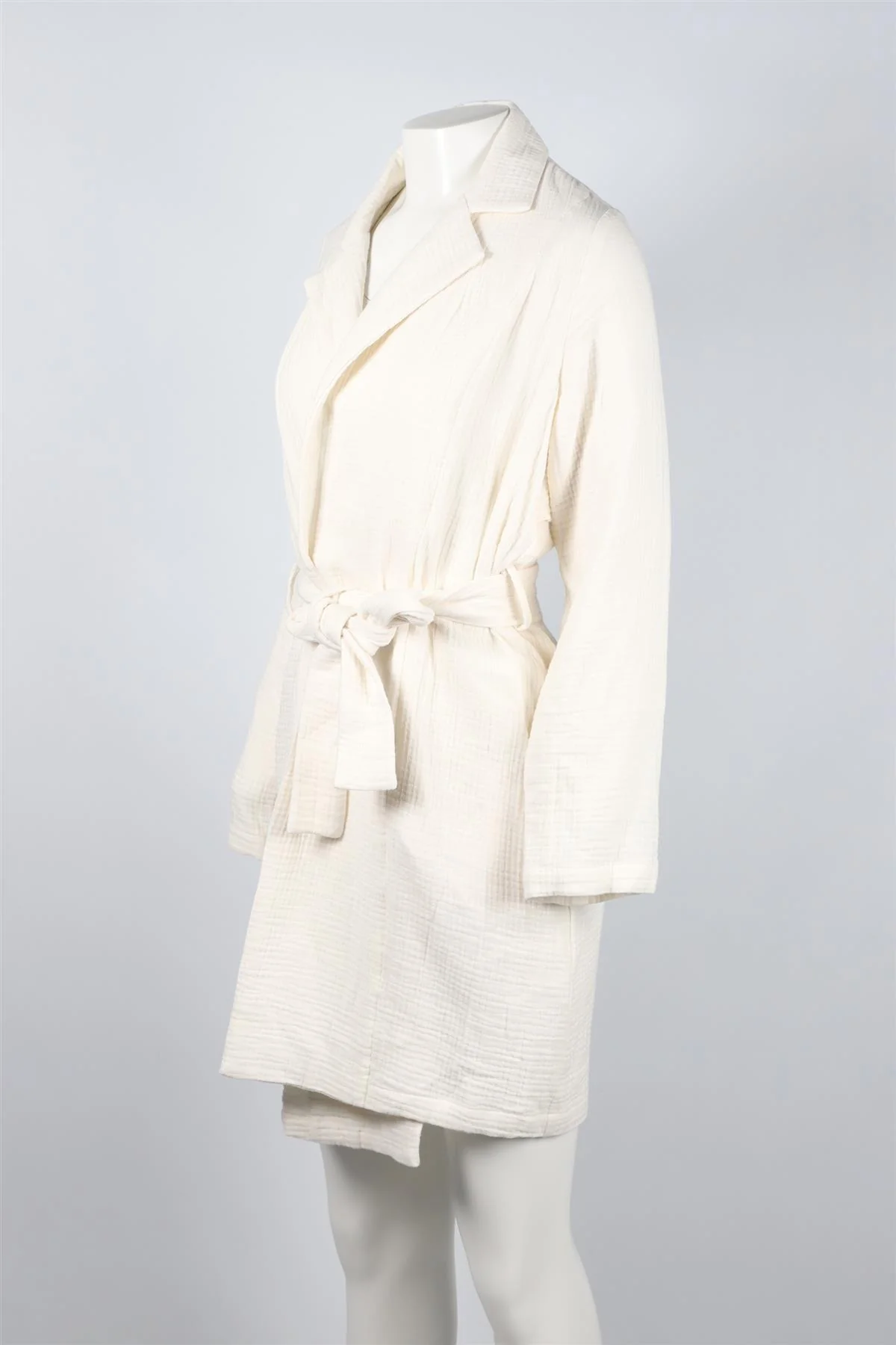 SABLYN WHITE COTTON TRENCH COAT XSMALL - Image 3