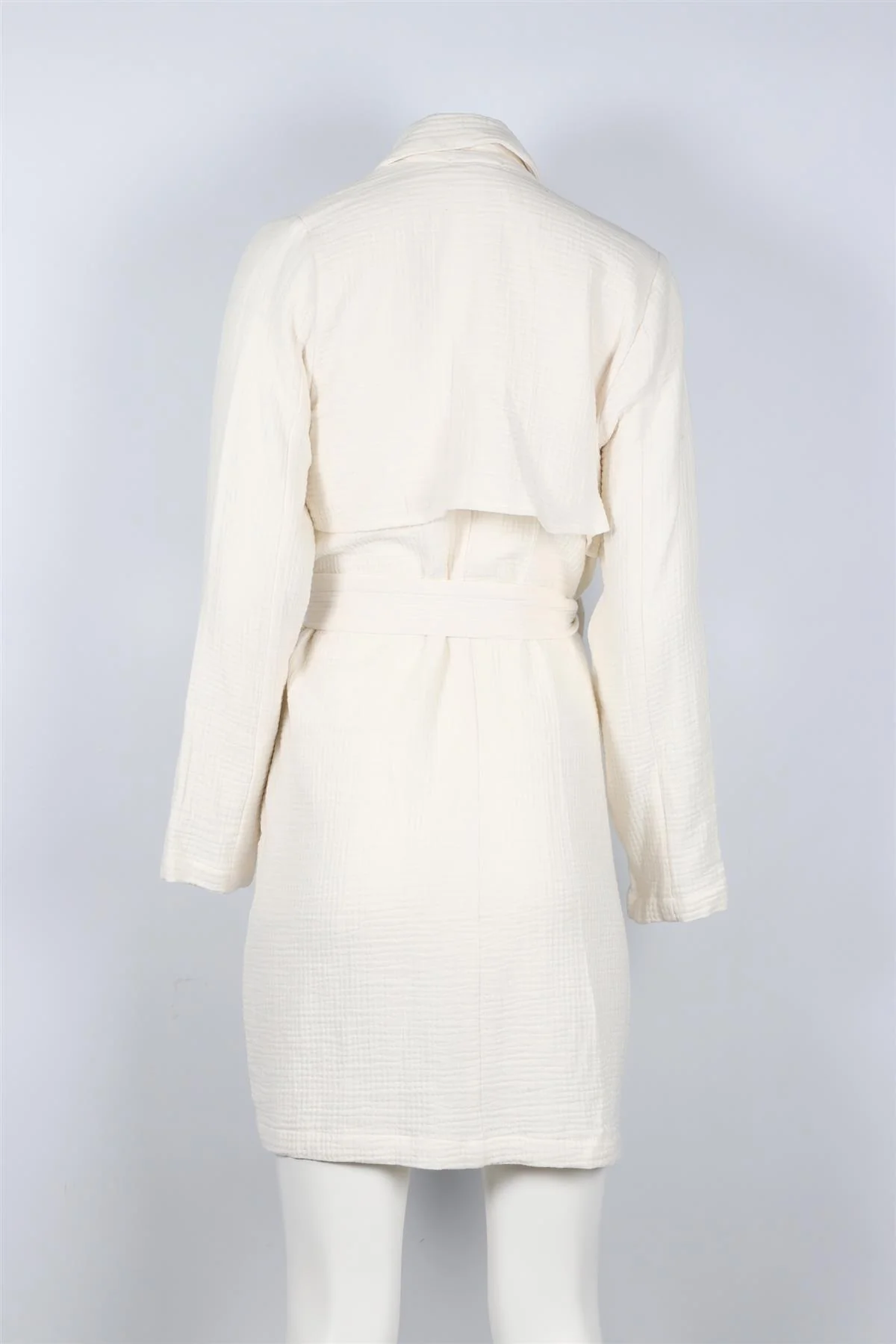 SABLYN WHITE COTTON TRENCH COAT XSMALL - Image 4