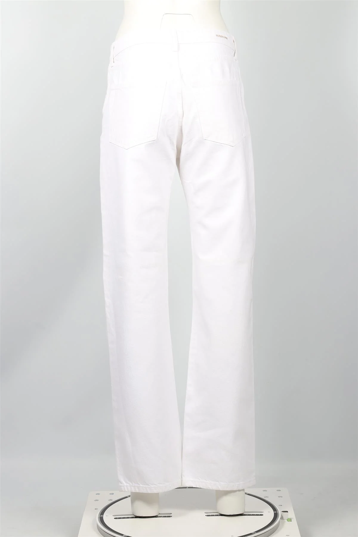 SABLYN WHITE HIGH RISE WIDE LEG JEANS W27 UK 8-10 - Image 5