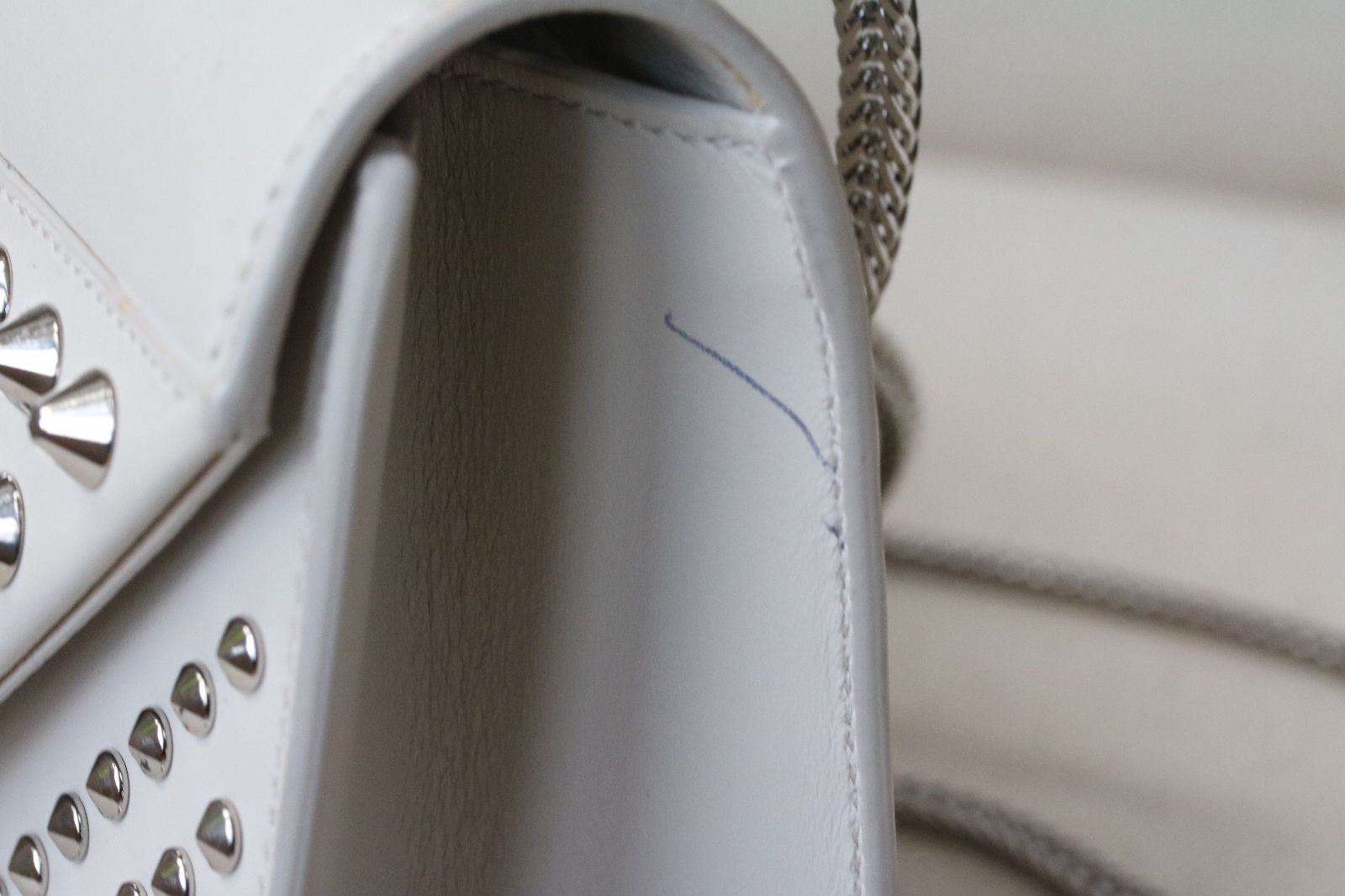 SAINT LAURENT BETTY WHITE STUD BAG - Image 7