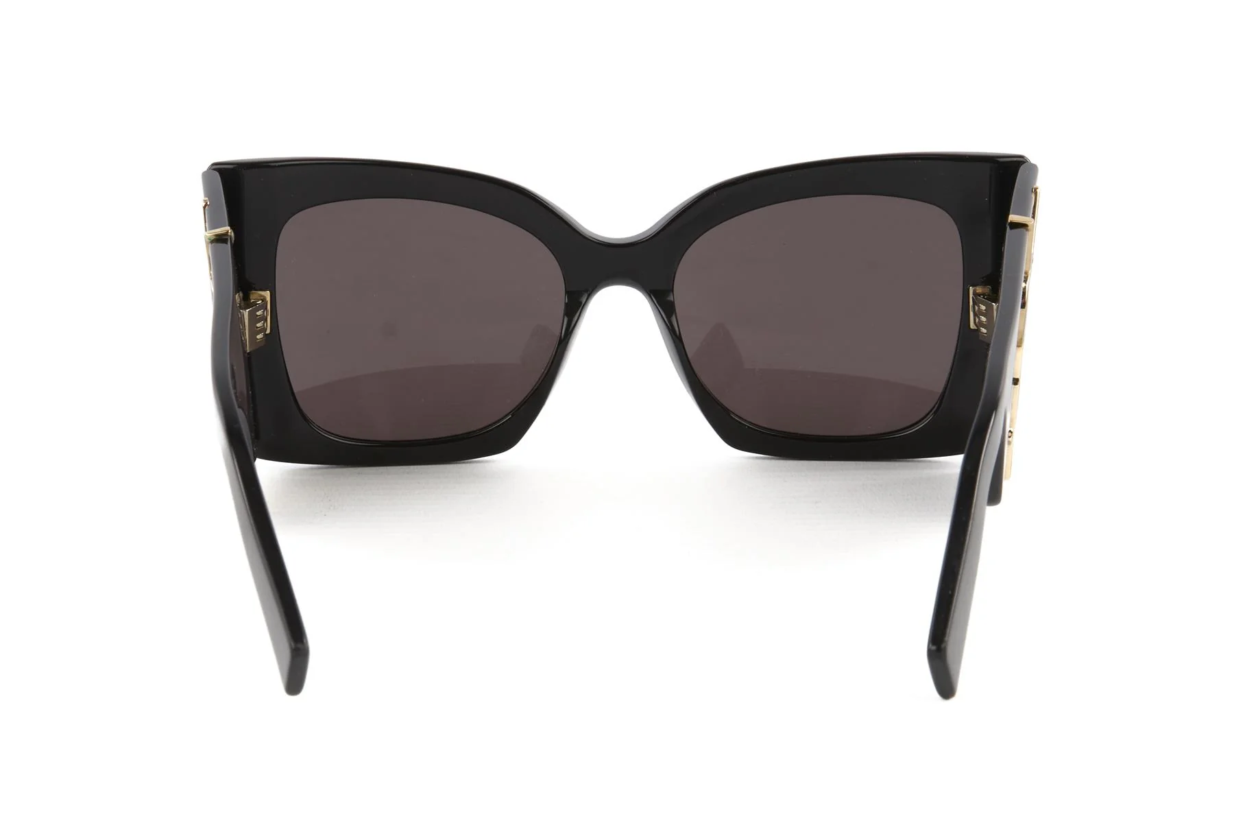 SAINT LAURENT BLACK BLAZE CAT EYE ACETATE SUNGLASSES - Image 4