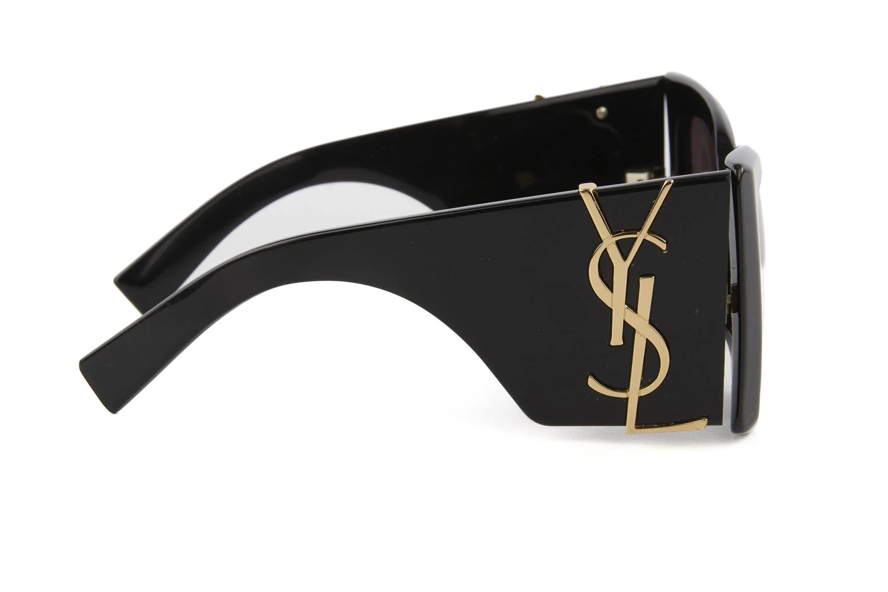 SAINT LAURENT BLACK BLAZE CAT EYE ACETATE SUNGLASSES - Image 7