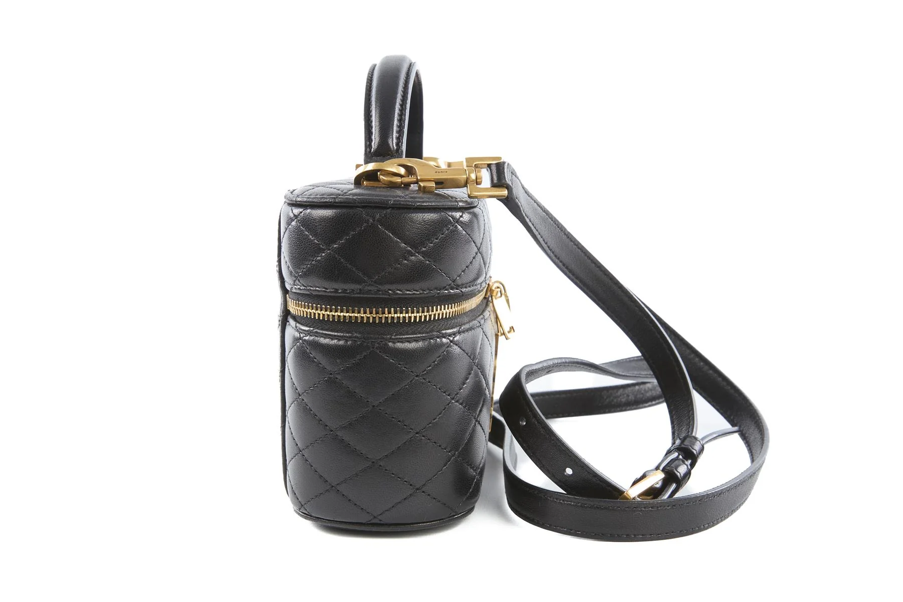 SAINT LAURENT BLACK GABY VANITY LEATHER SHOULDER BAG - Image 5