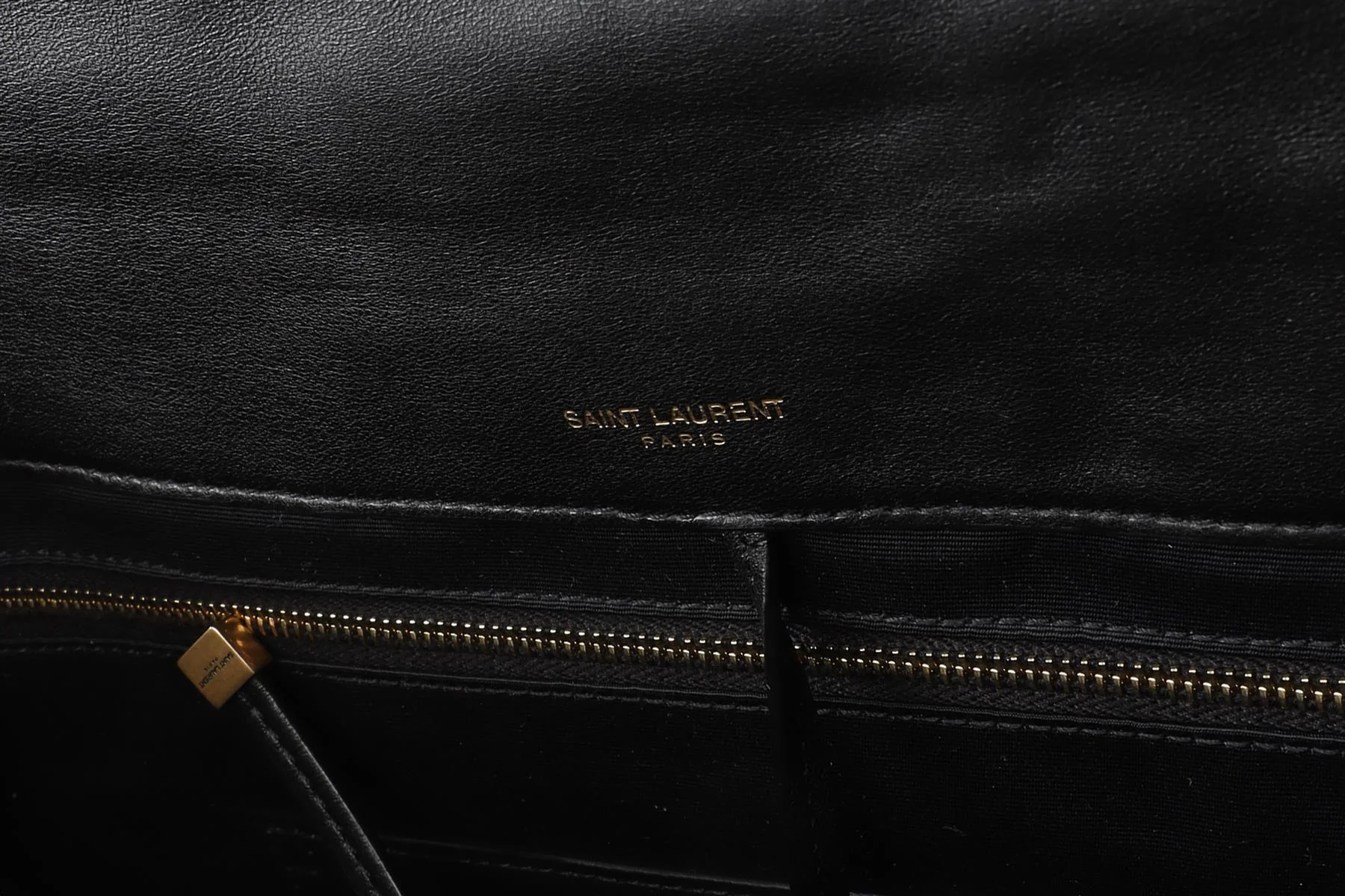 SAINT LAURENT BLACK JAMIE 4.3 LEATHER SHOULDER BAG - Image 10