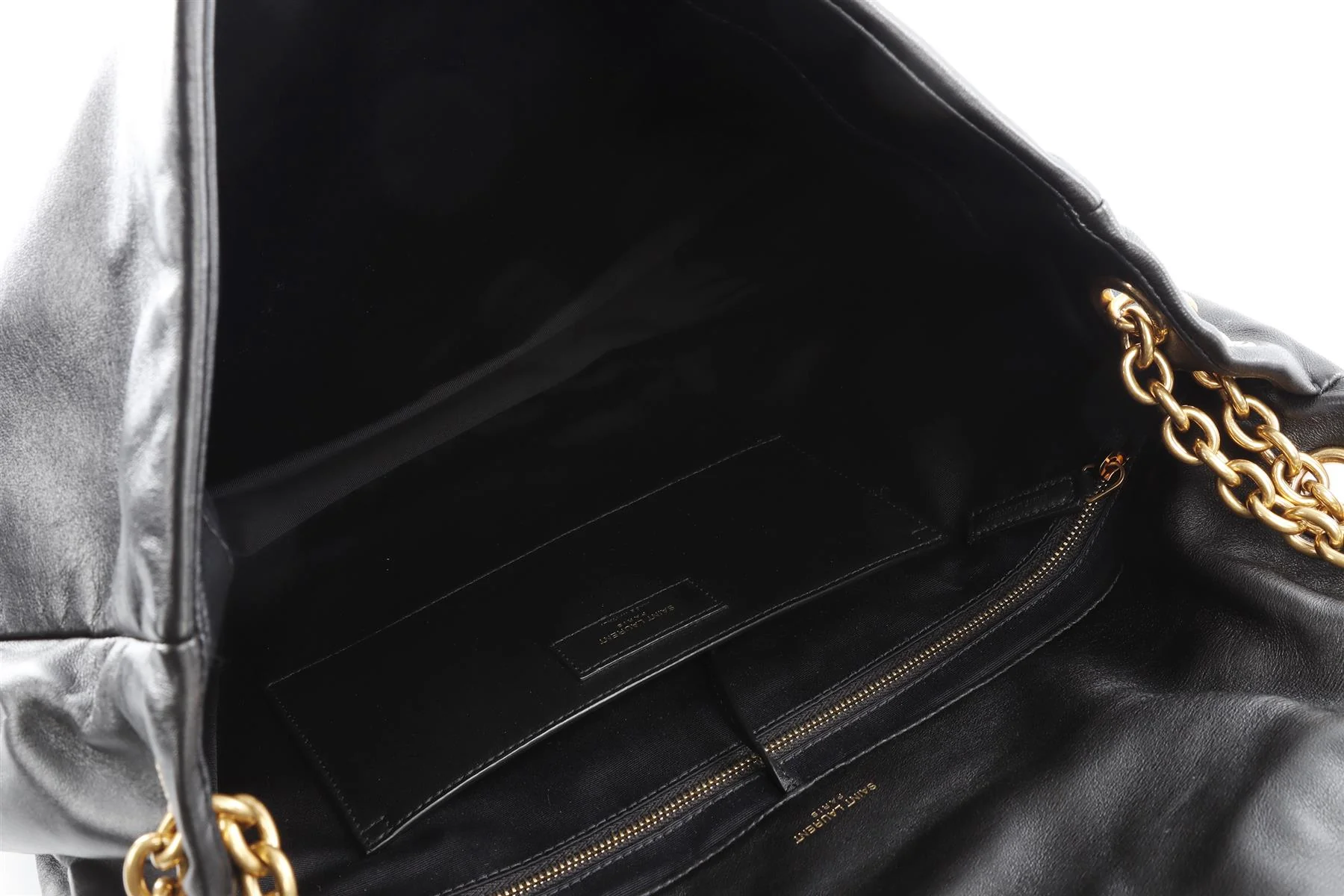 SAINT LAURENT BLACK JAMIE 4.3 LEATHER SHOULDER BAG - Image 11