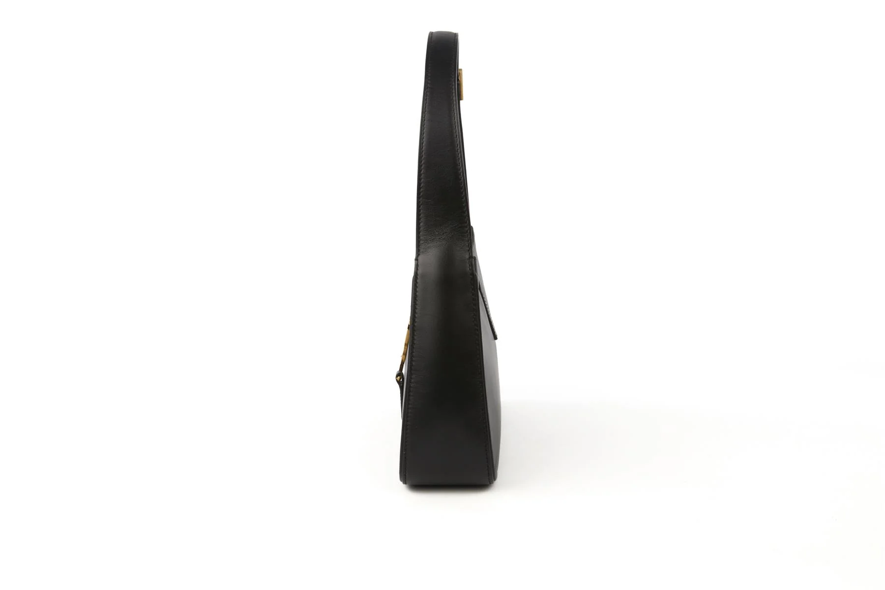 SAINT LAURENT BLACK LE 5 À 7 LEATHER SHOULDER BAG - Image 5