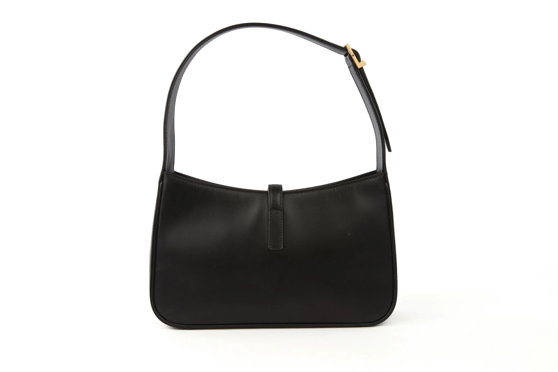 SAINT LAURENT BLACK LE 5 À 7 LEATHER SHOULDER BAG - Image 6