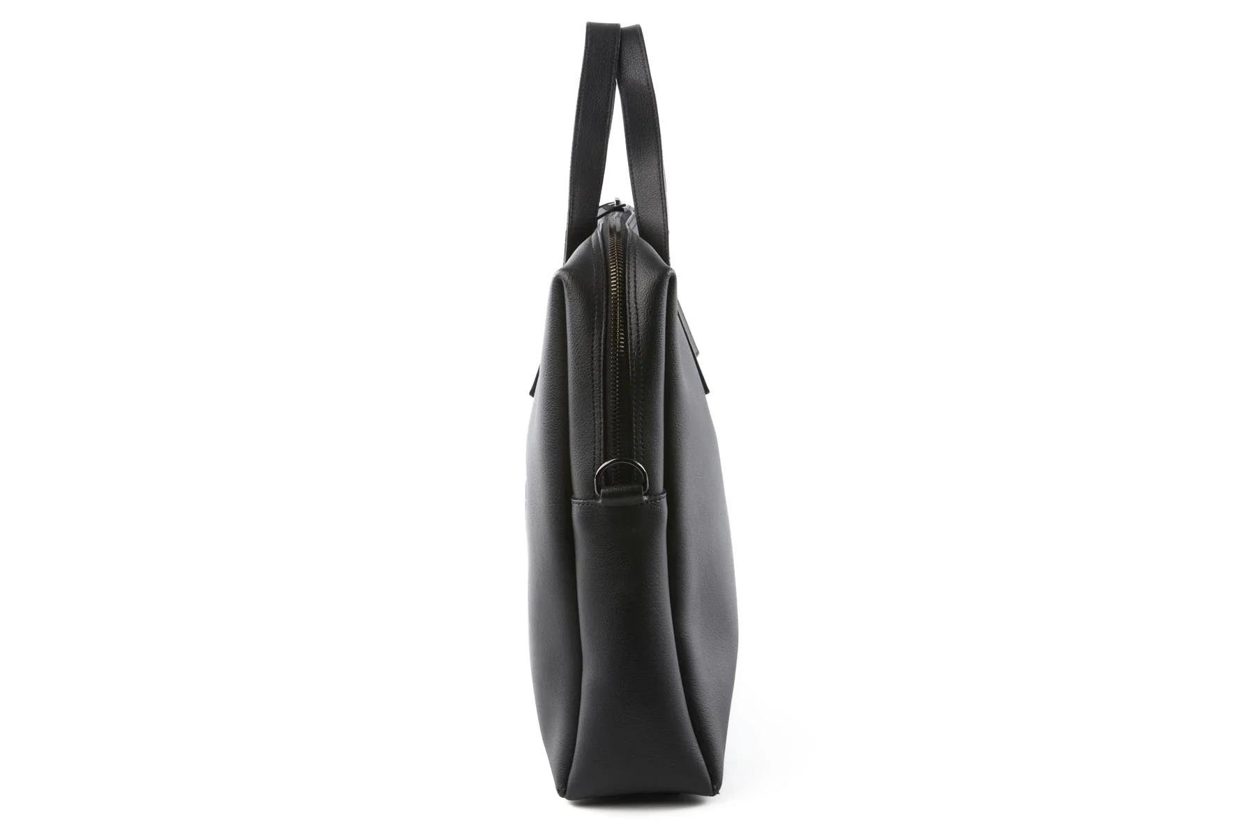 SAINT LAURENT BLACK MEN'S BOLD LEATHER BRIEFCASE - Image 5